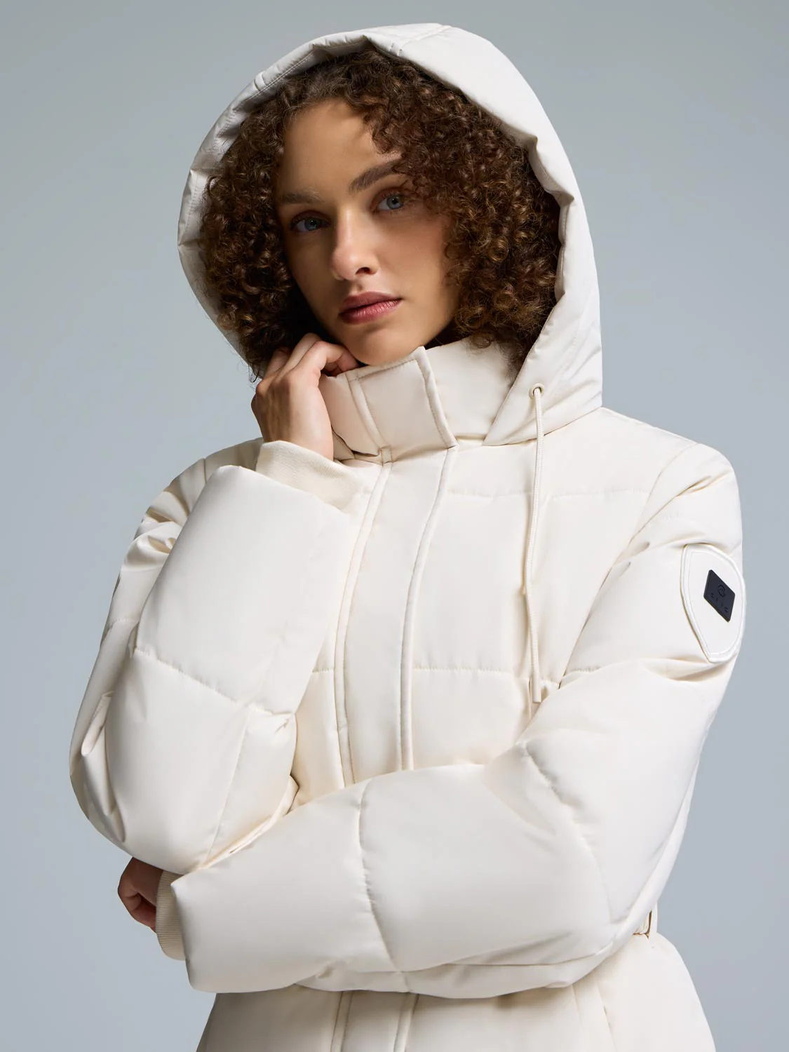 Belted Mid-Length Puffer