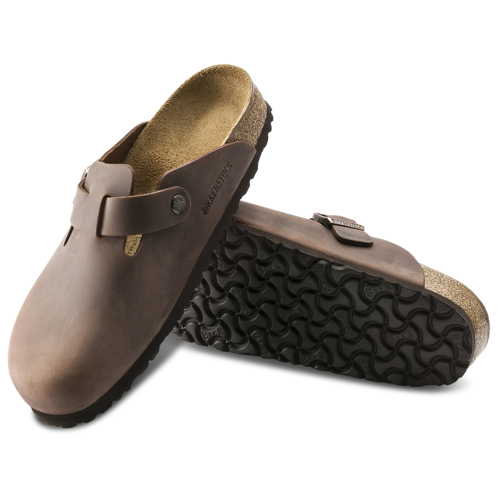 Birkenstock Boston Clogs Oiled Leather
