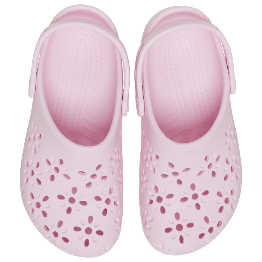 Crocs Floral Cutout Clogs