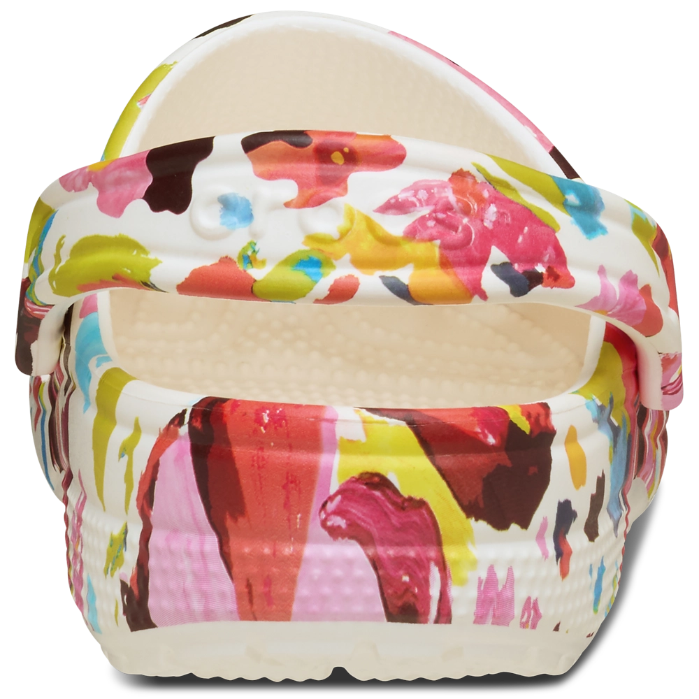 Crocs Classic Painted Floral Clog