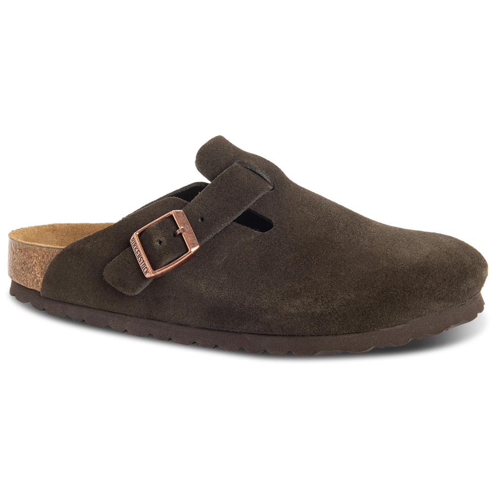 Birkenstock Boston Soft Footbed Suede Clogs