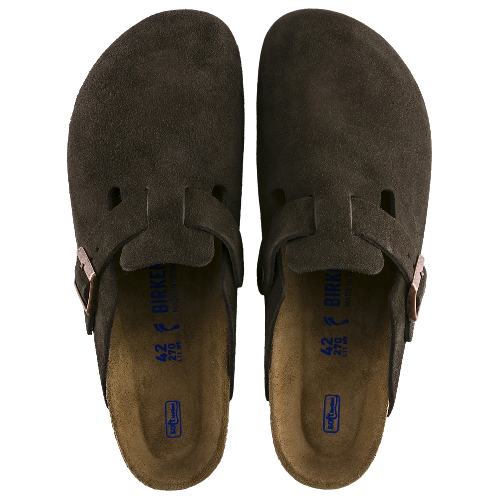 Birkenstock Boston Soft Footbed Suede Clogs