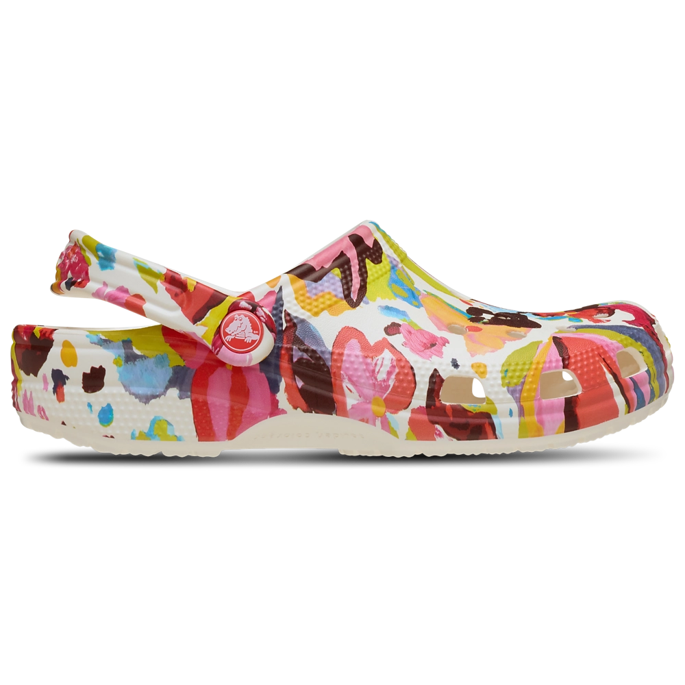 Crocs Classic Painted Floral Clog