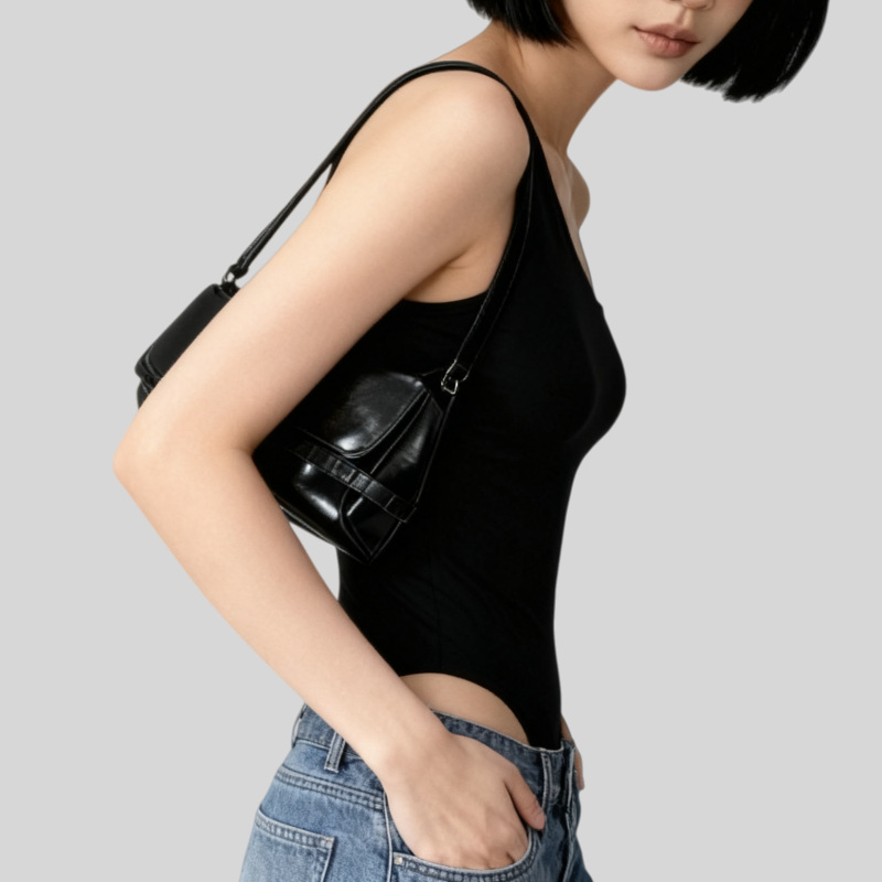 Lousxxy 로브스시 패드내장형 오프숄더 바디수트 2512