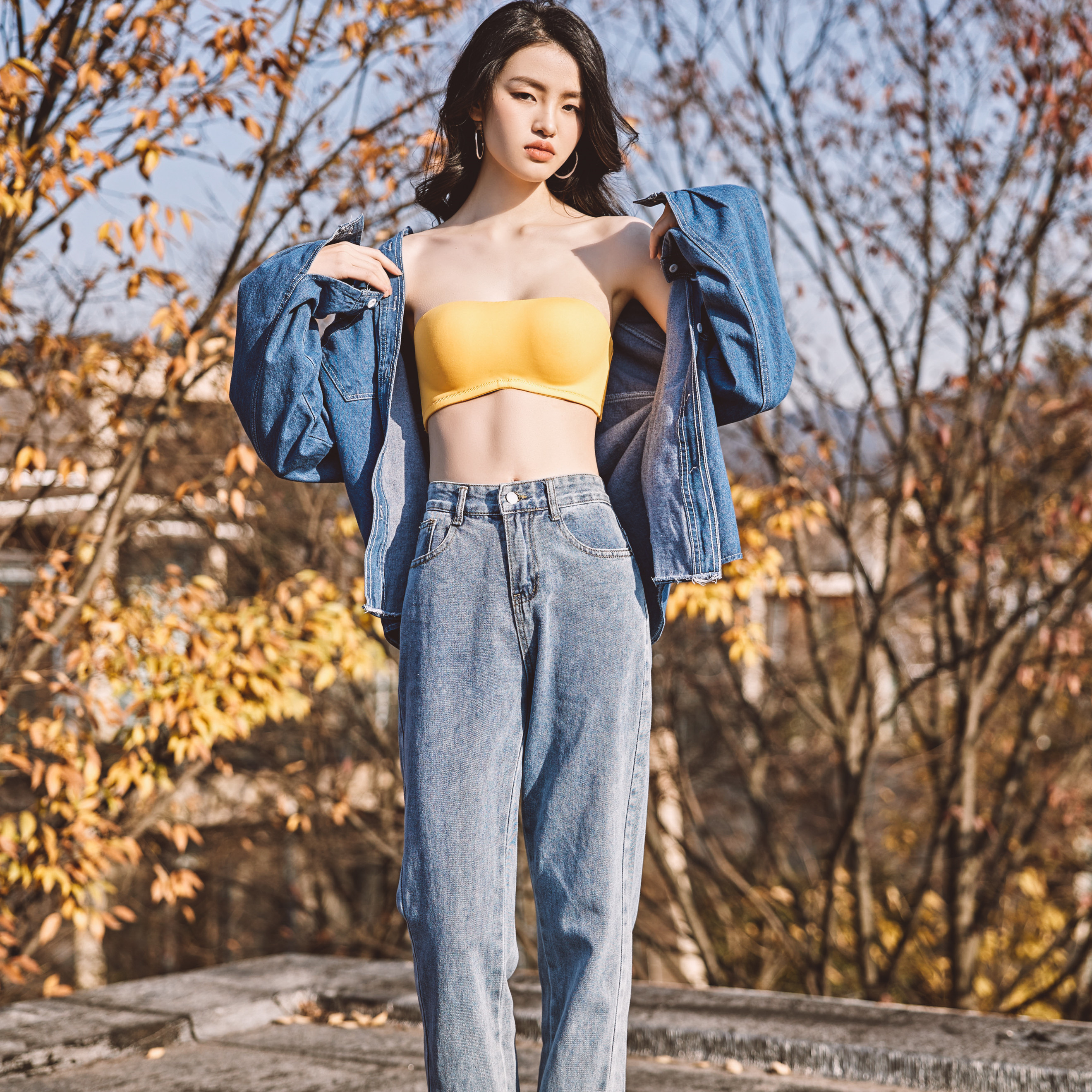 Lovsxxy 올여름 오프숄더 옆후크 브라 088