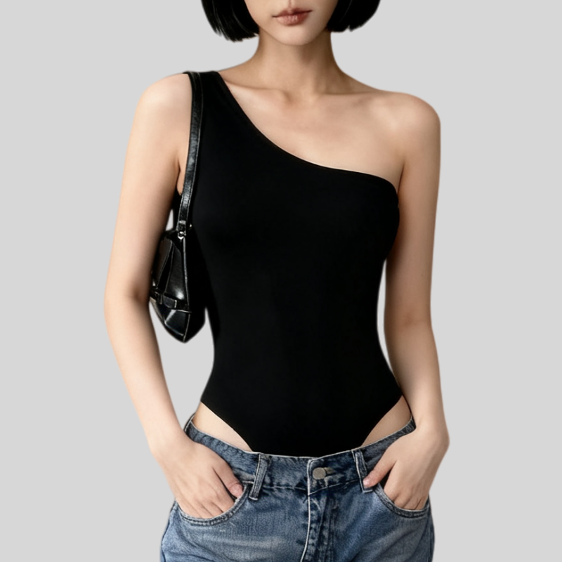 Lousxxy 로브스시 패드내장형 오프숄더 바디수트 2512