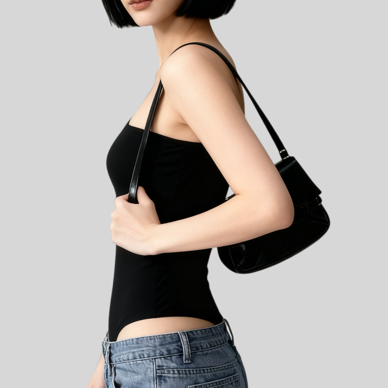 Lousxxy 로브스시 패드내장형 오프숄더 바디수트 2512