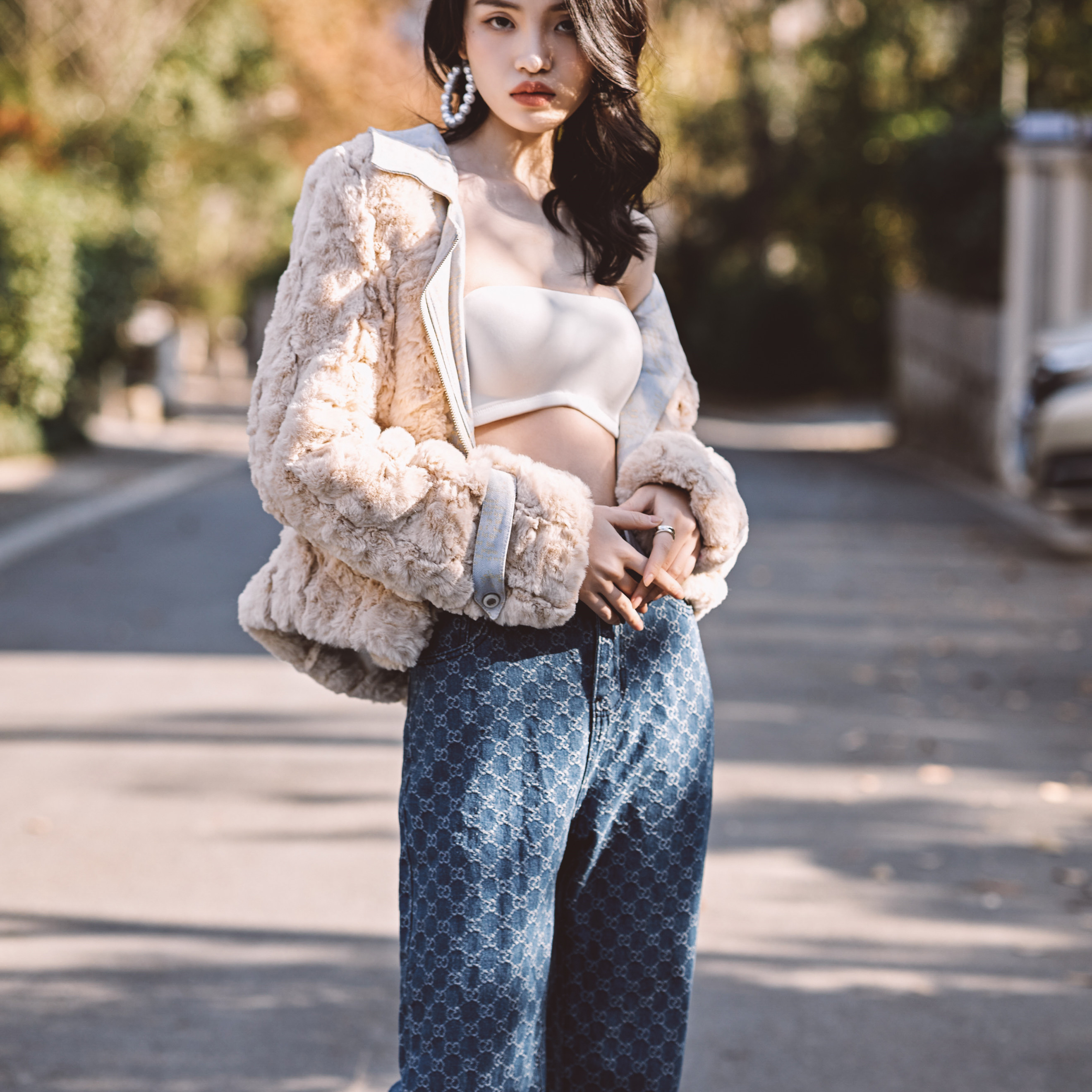 Lovsxxy 올여름 오프숄더 옆후크 브라 088