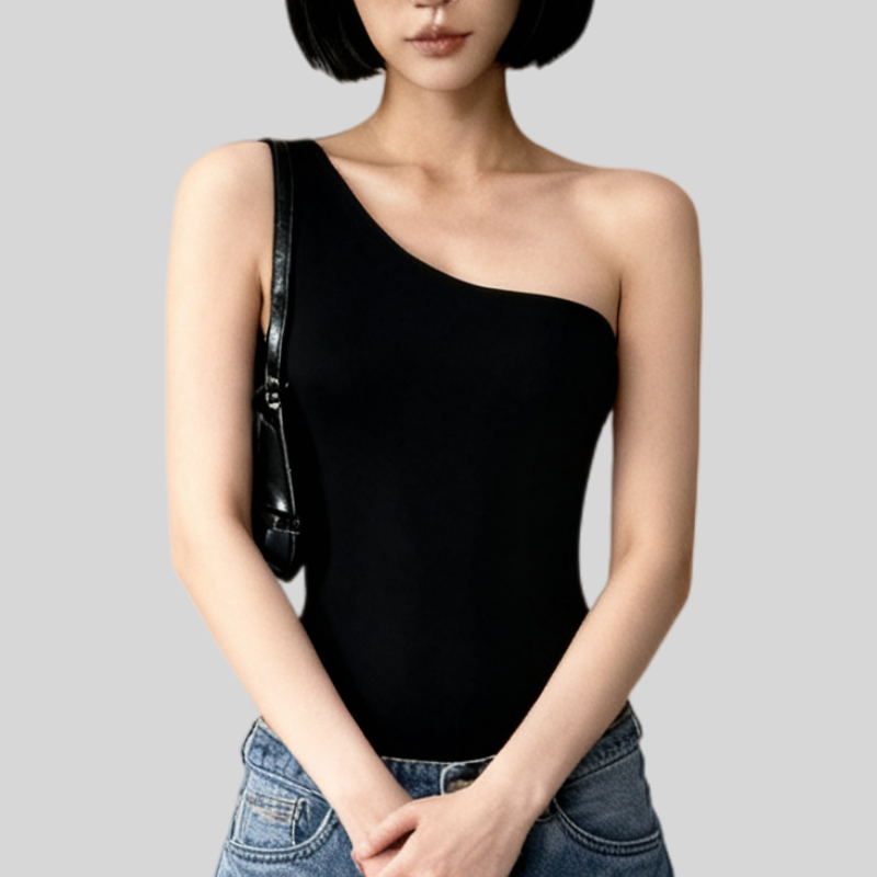 Lousxxy 로브스시 패드내장형 오프숄더 바디수트 2512