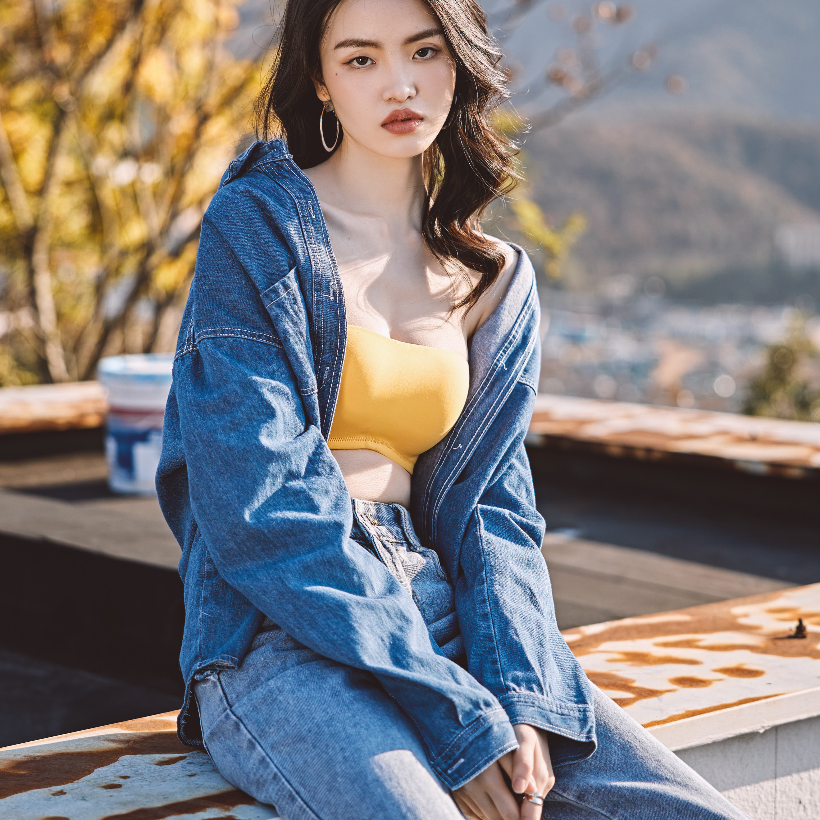 Lovsxxy 올여름 오프숄더 옆후크 브라 088