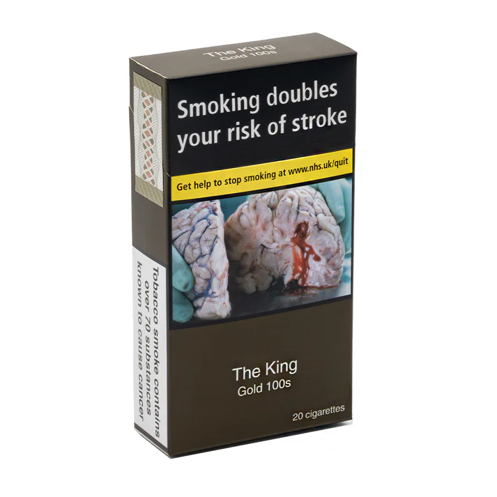 The King Gold Super Kings Cigarettes