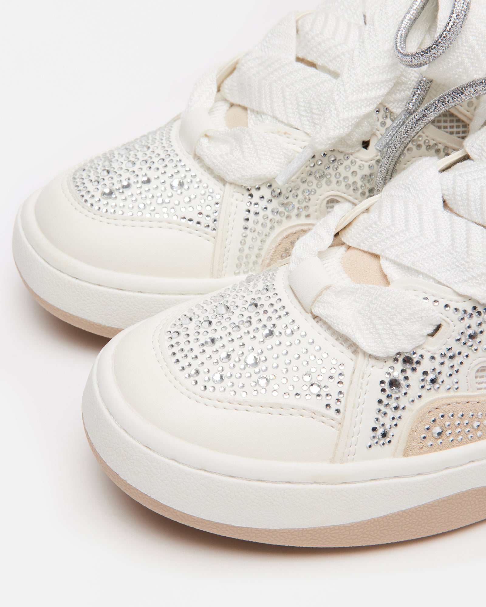 Roaring White Rhinestones