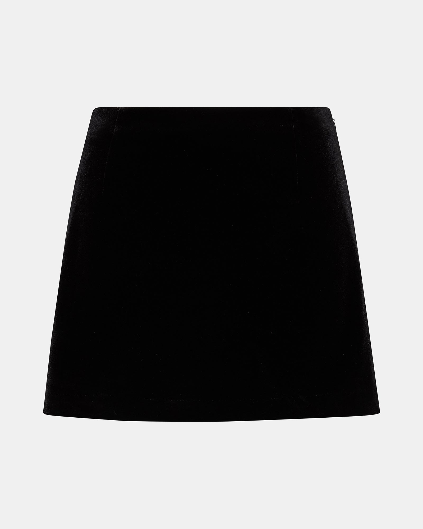 Cindi Velvet Skort Black