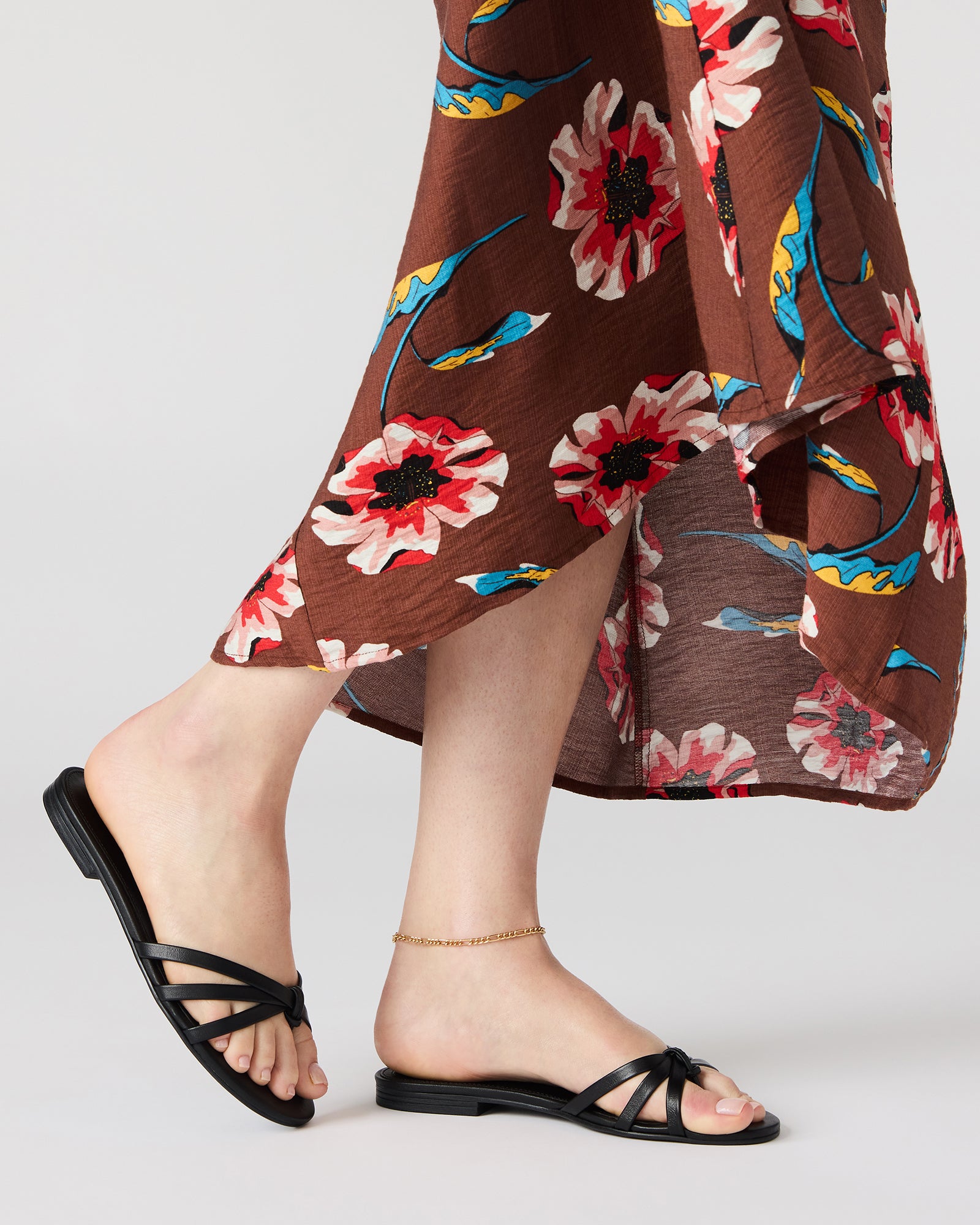 Calissi Black Suede Rhinestones