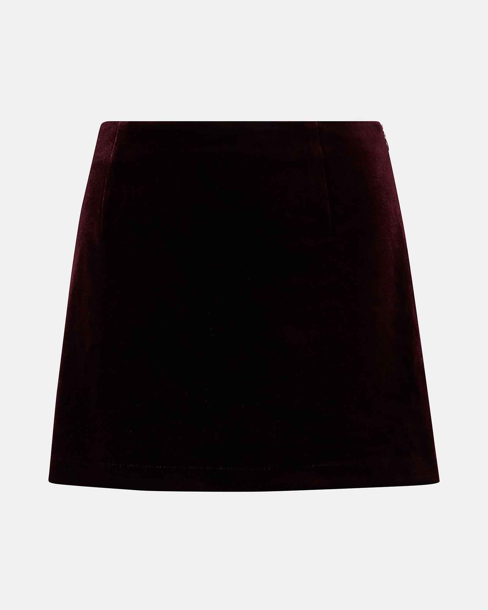 Cindi Velvet Skort Wine
