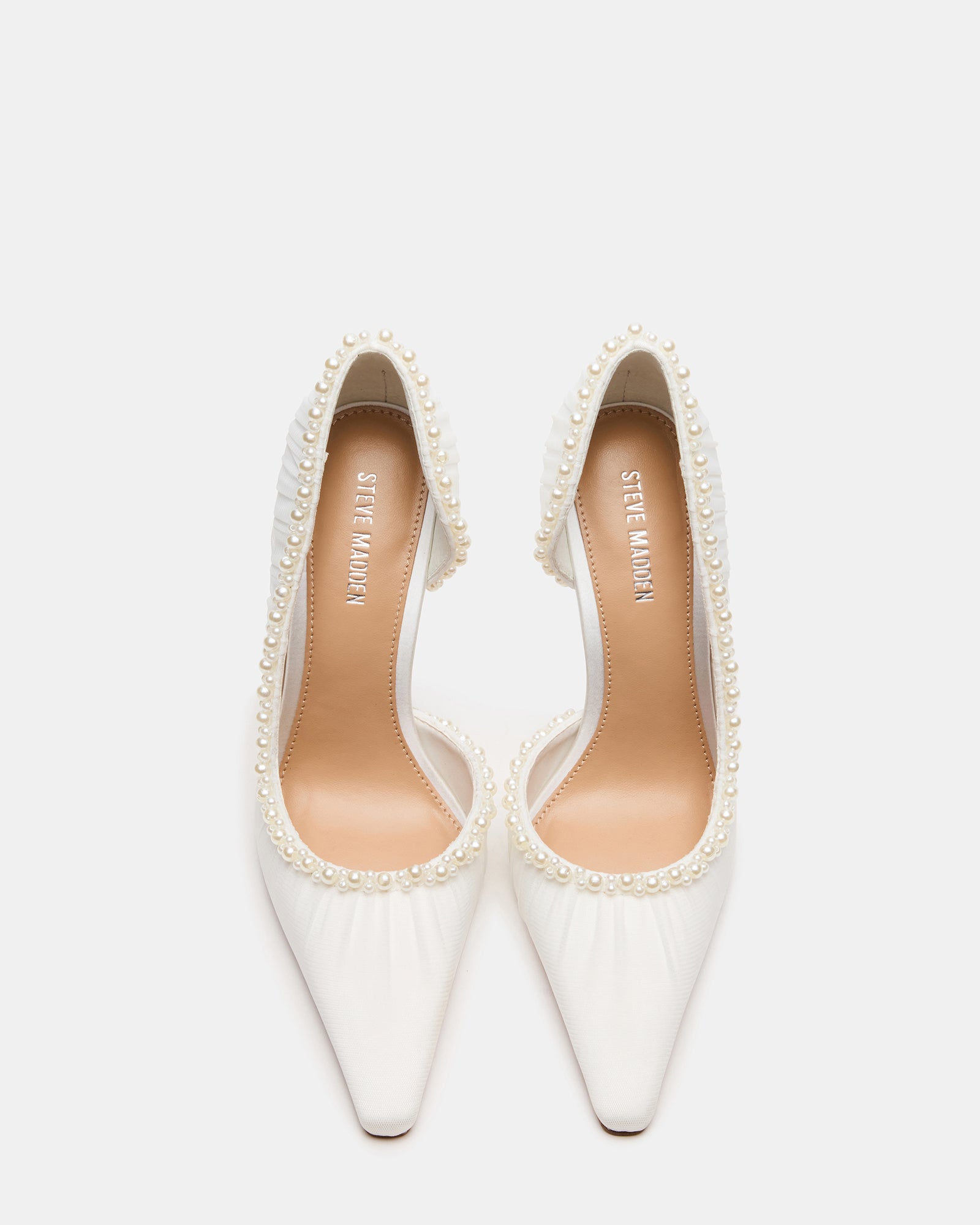 Elegant Pearl Ivory Mesh