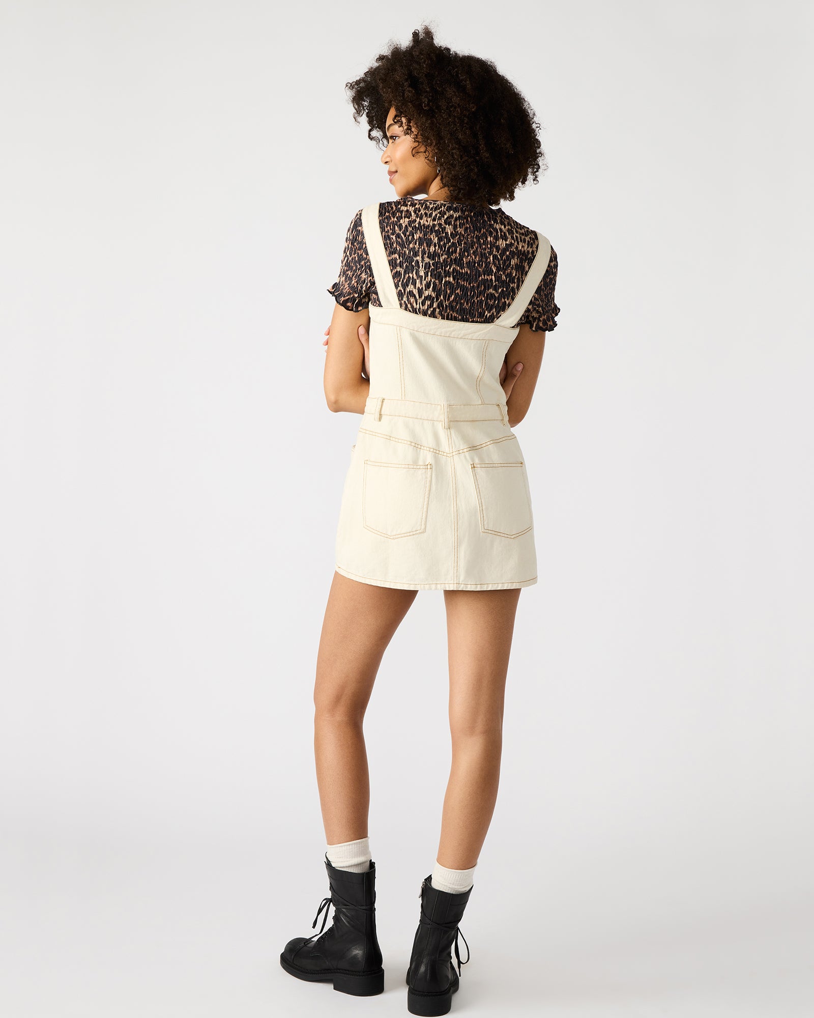 Lake Denim Dress Cream