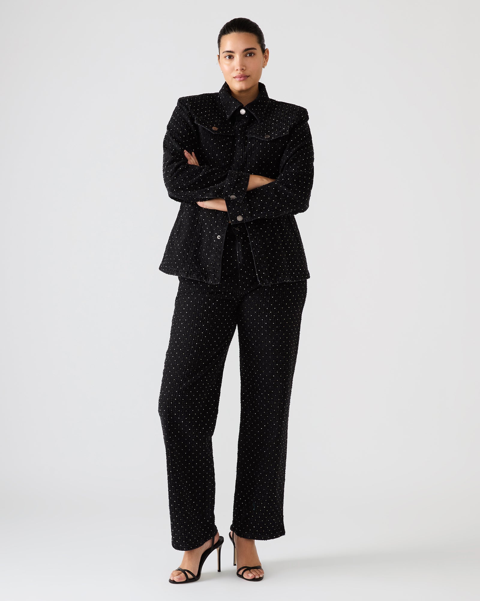 Parc Crystal Jacket Black