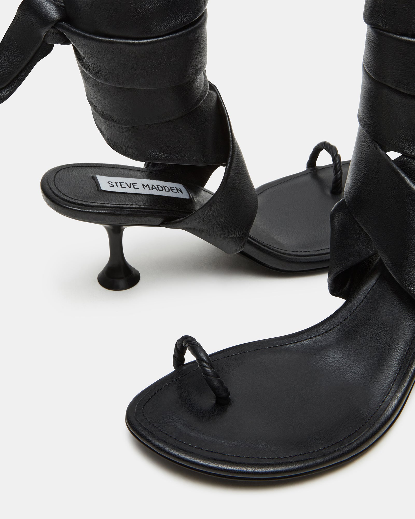 Symone Black Leather