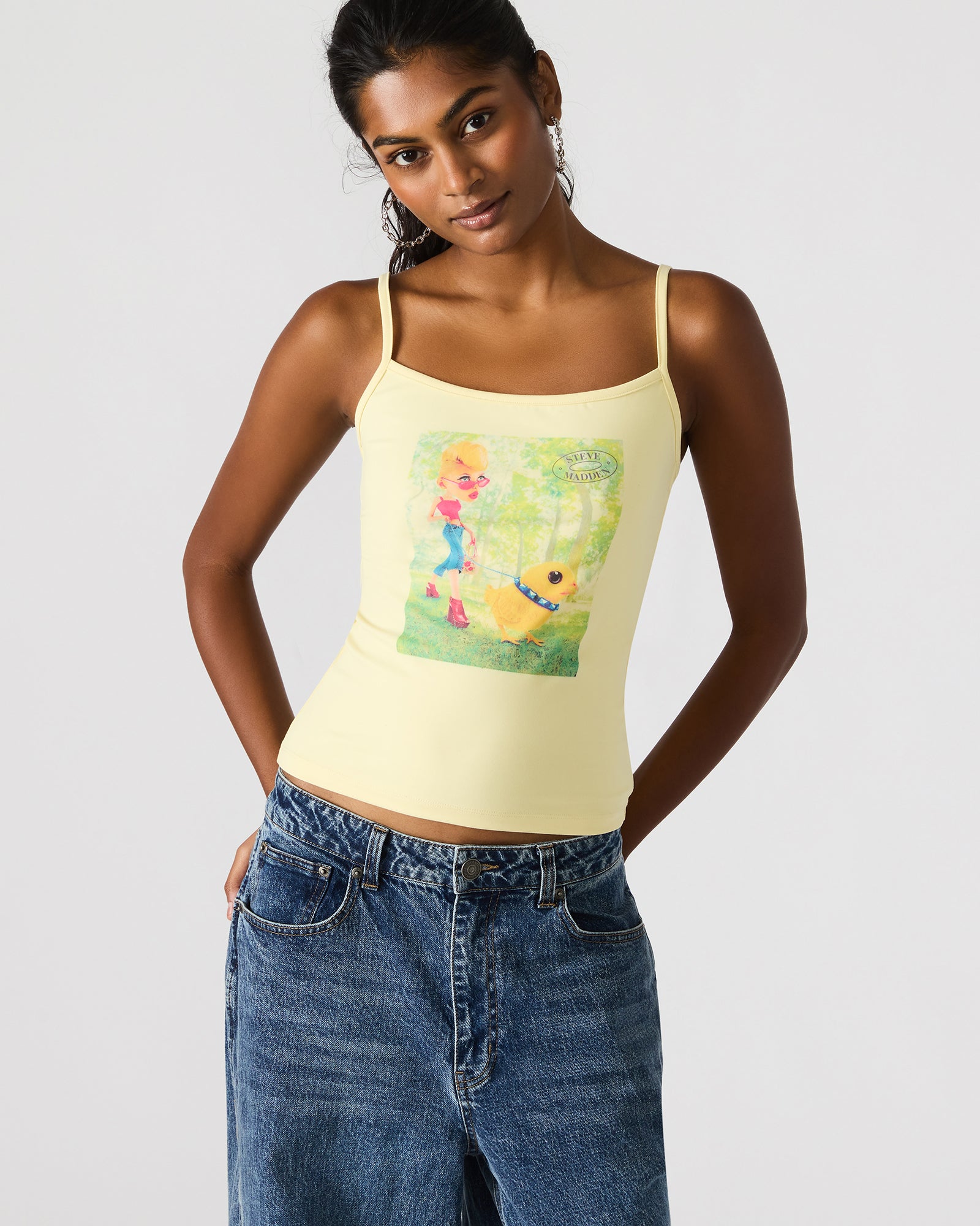 Goldie Tank Pale Yellow