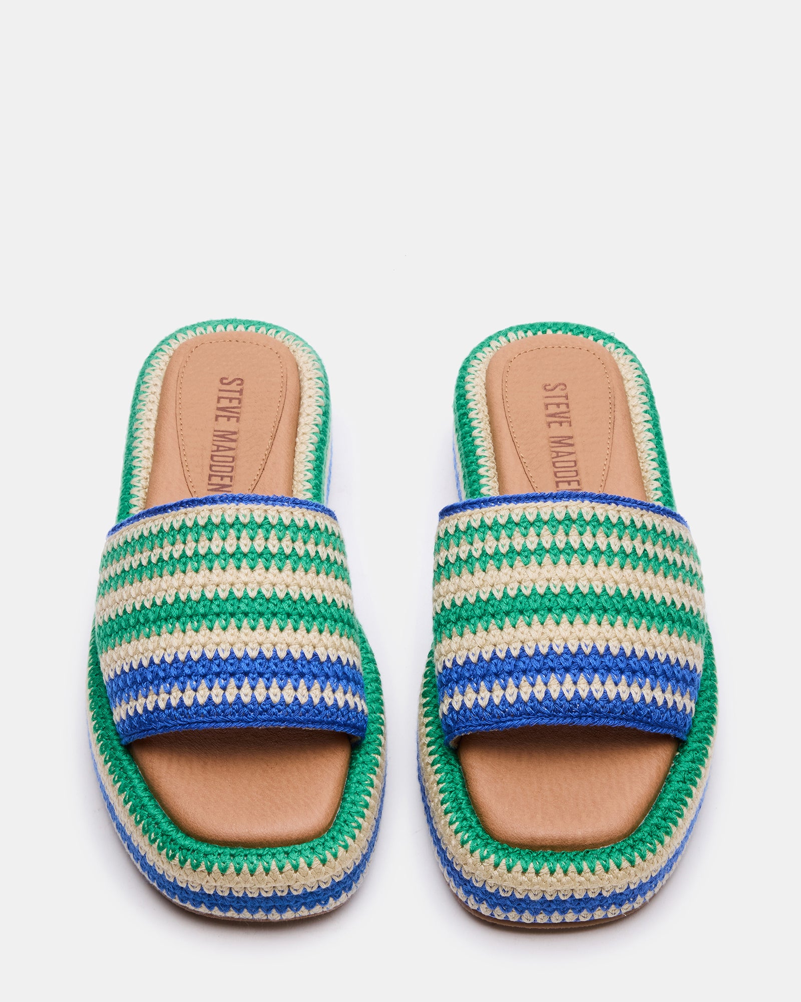 Beachy Woven Green Multi