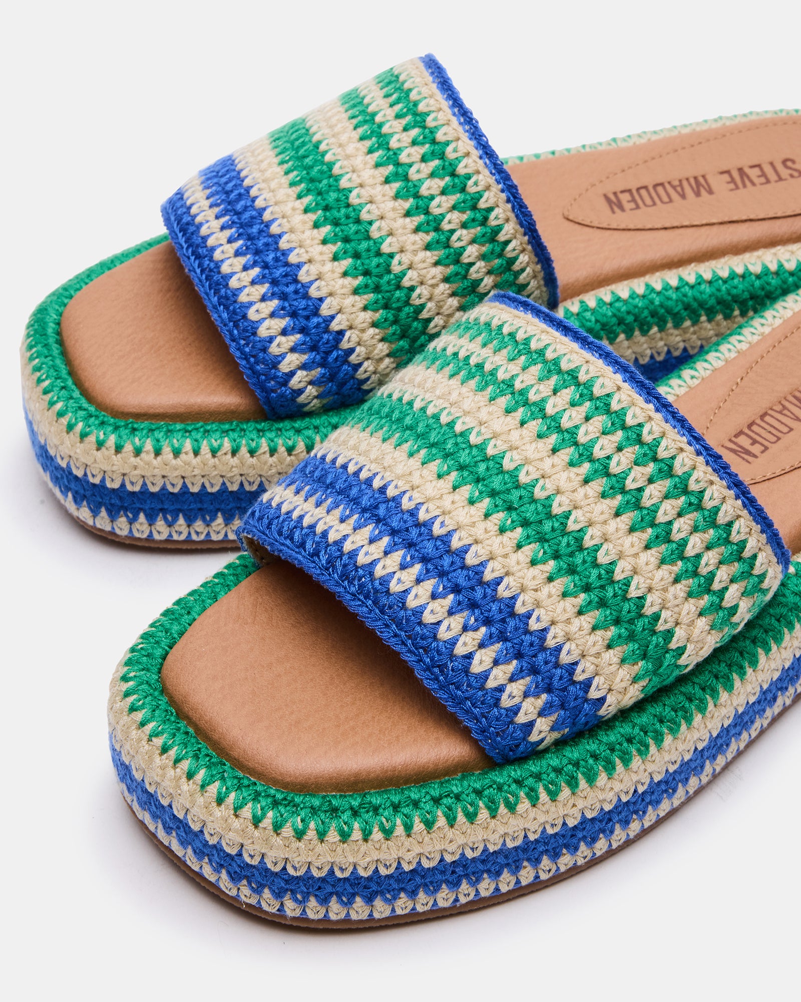 Beachy Woven Green Multi