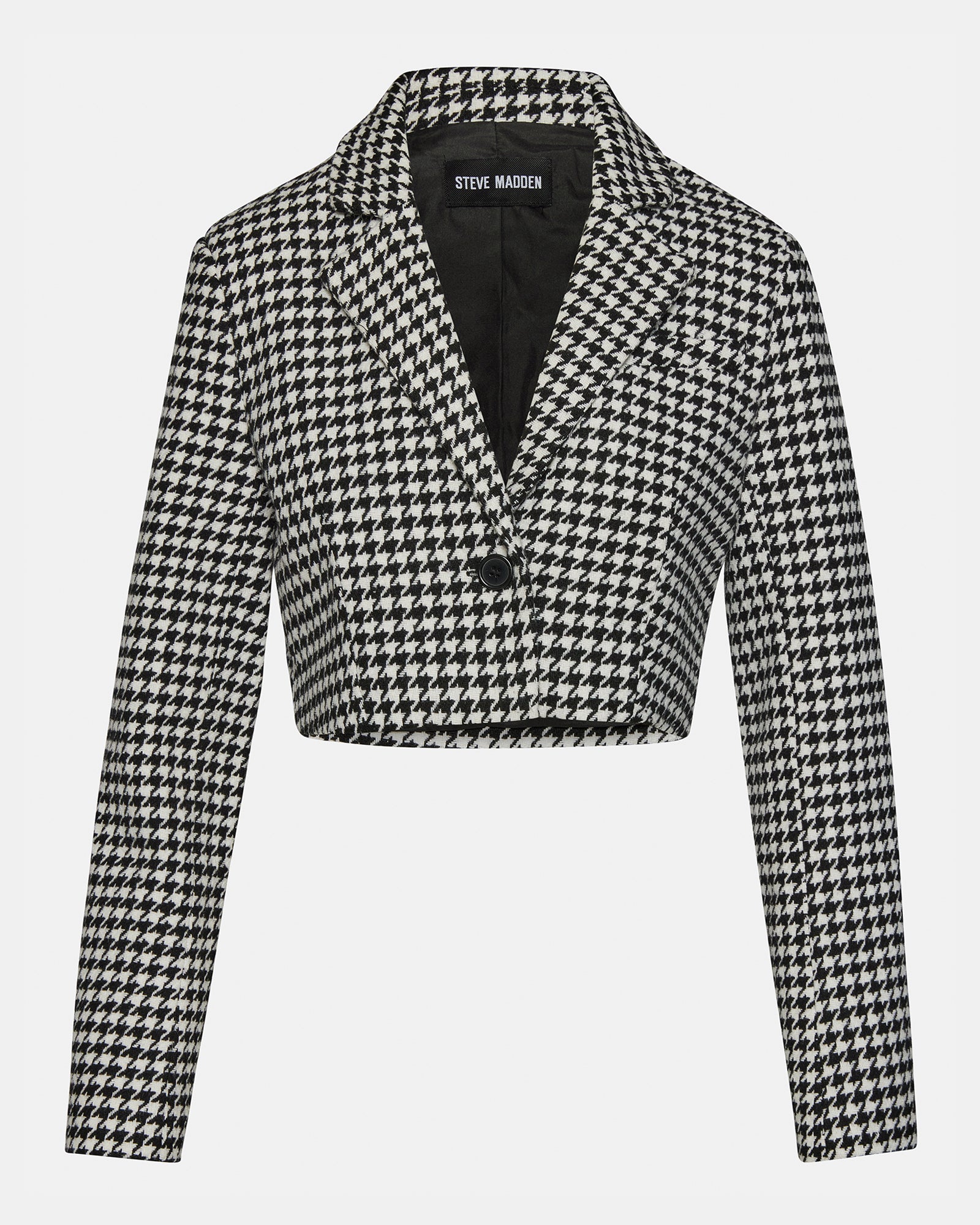 Rupi Cropped Blazer Black/white