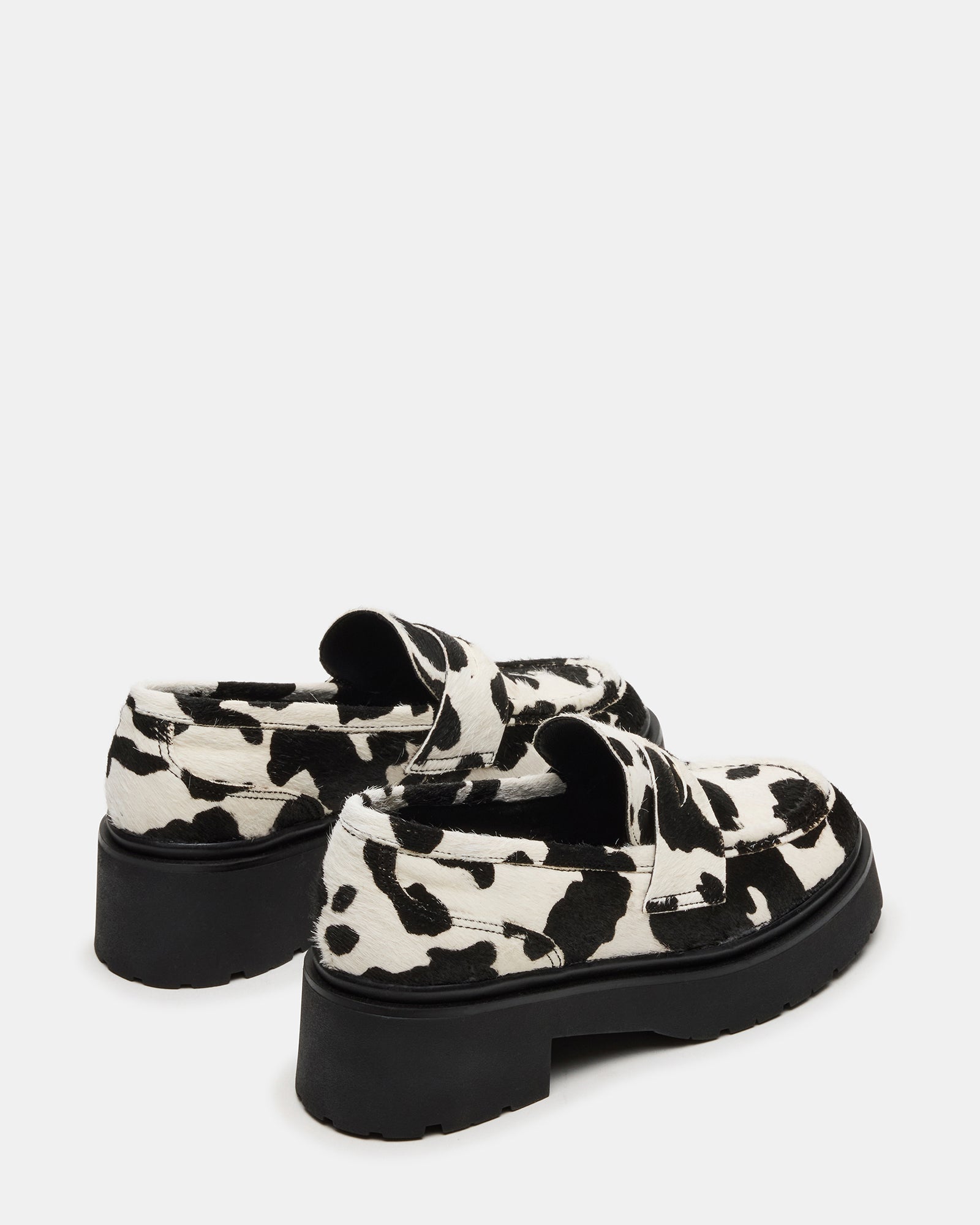 Layken Black Cow Print