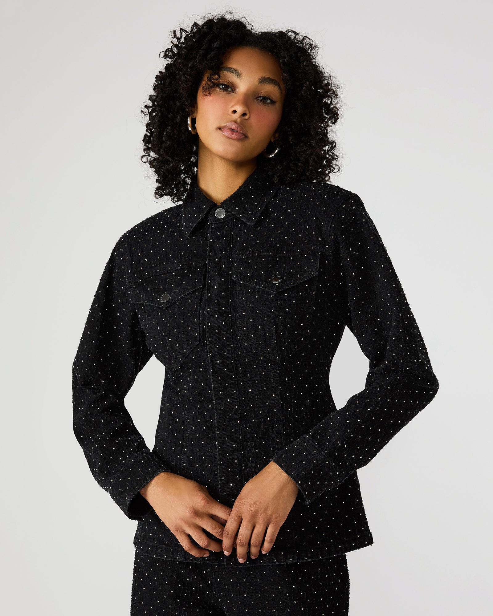 Parc Crystal Jacket Black