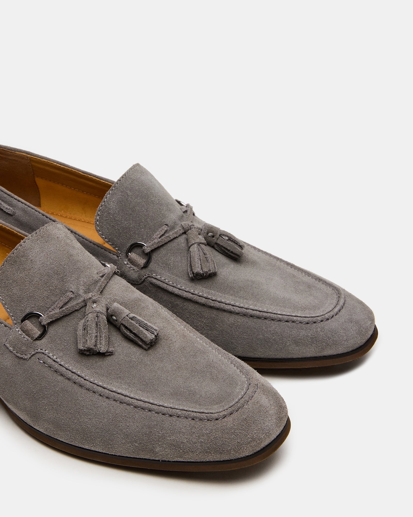 Logan Light Grey Suede