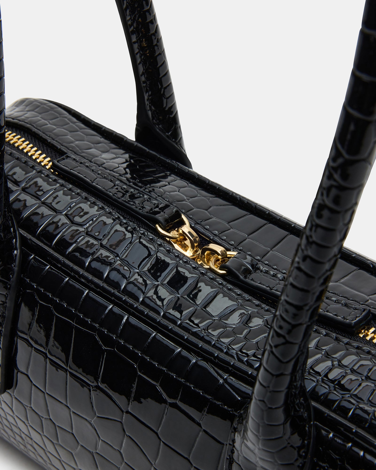 Anise Bag Black Crocodile