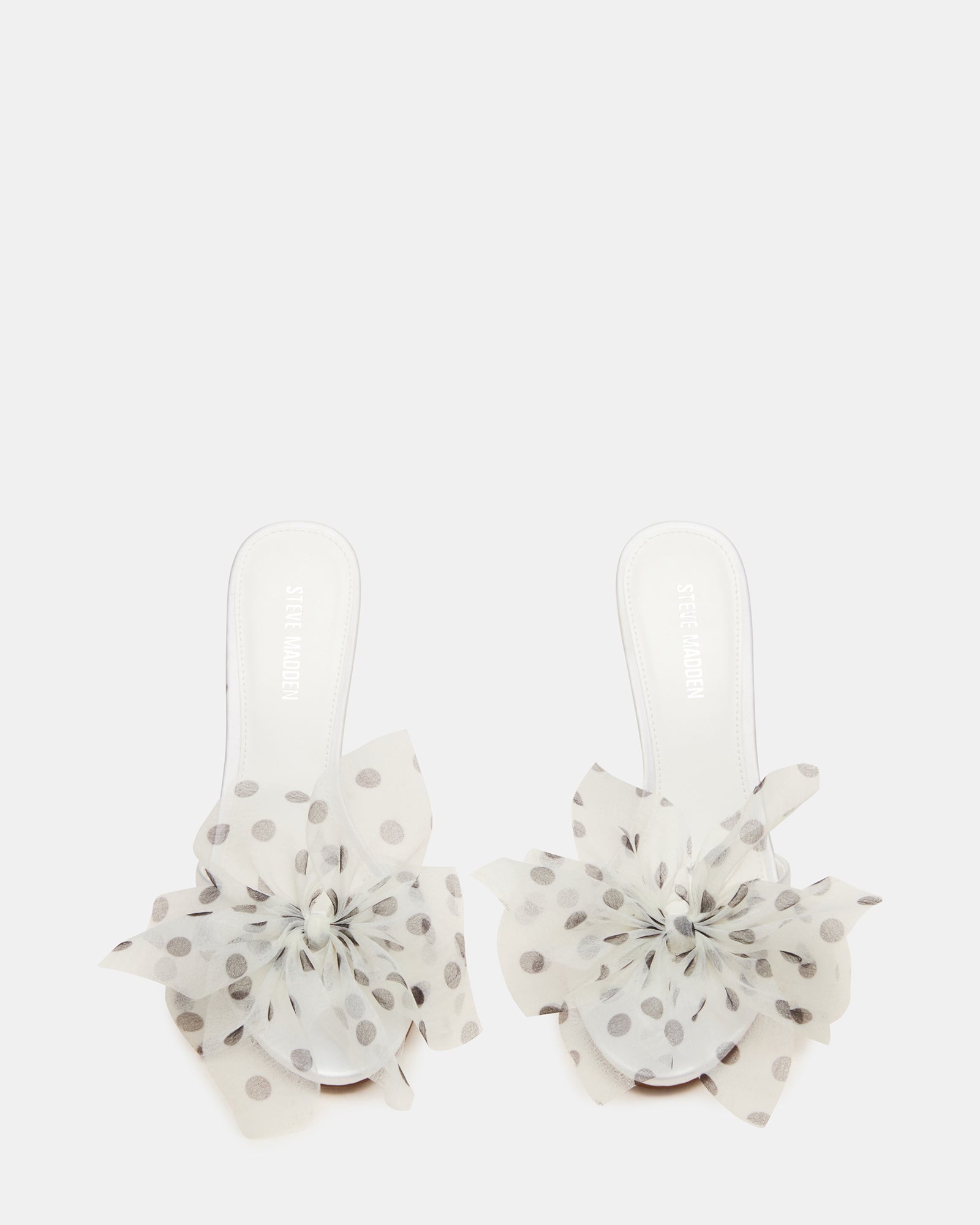 Davina Tulle White/black Polka Dot