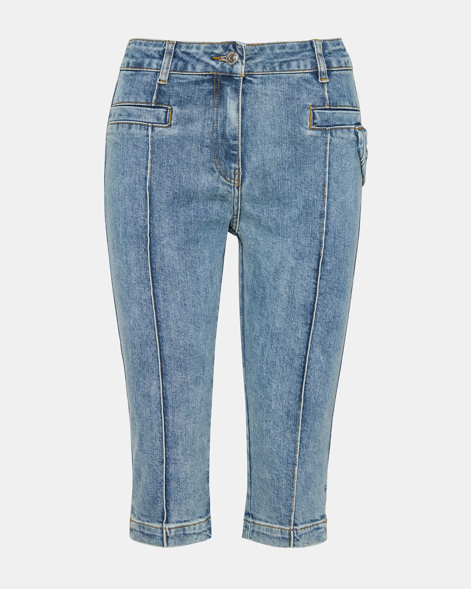 Skinny Delray Denim Capri Pant