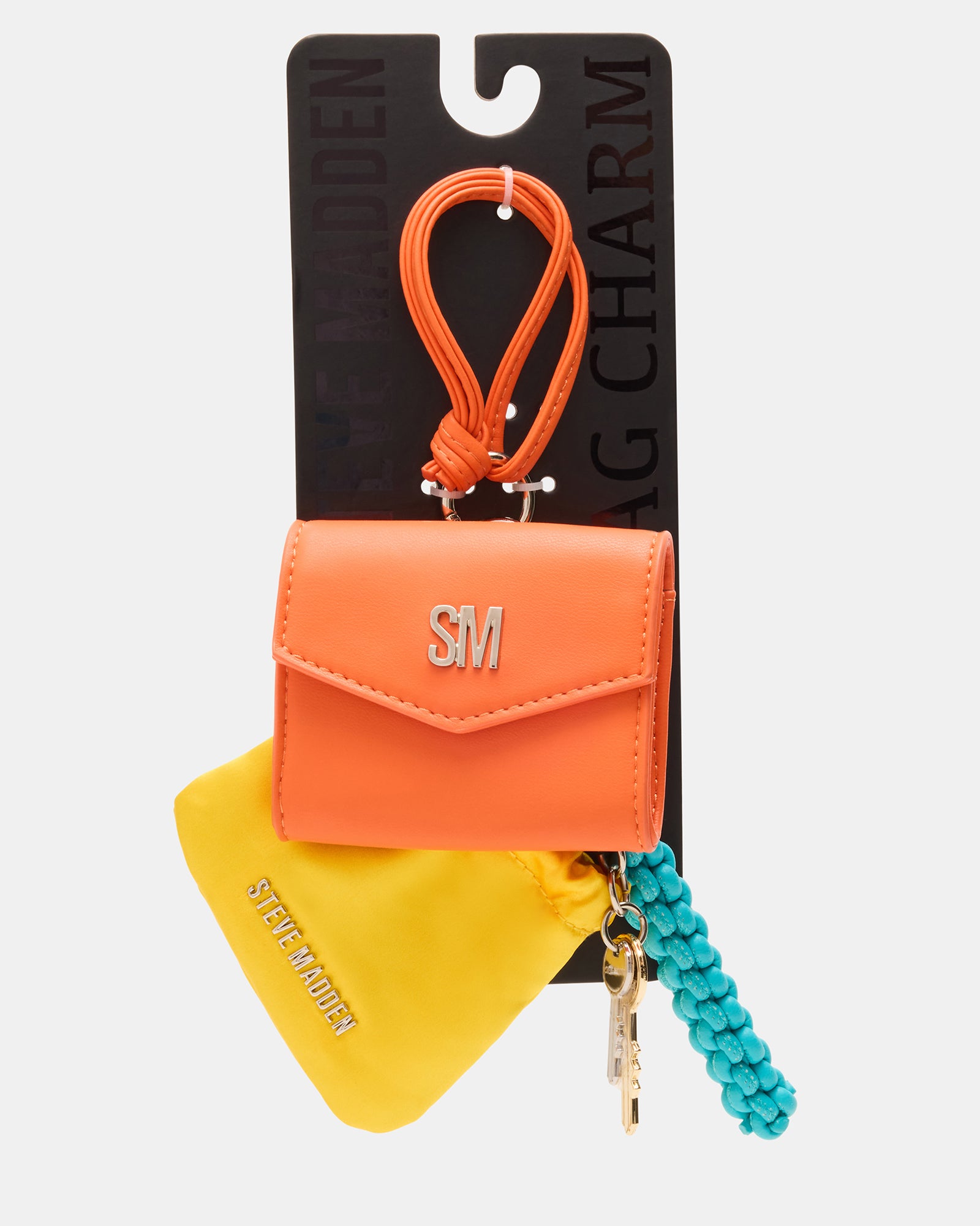 Travel Bag Charm Orange Multi