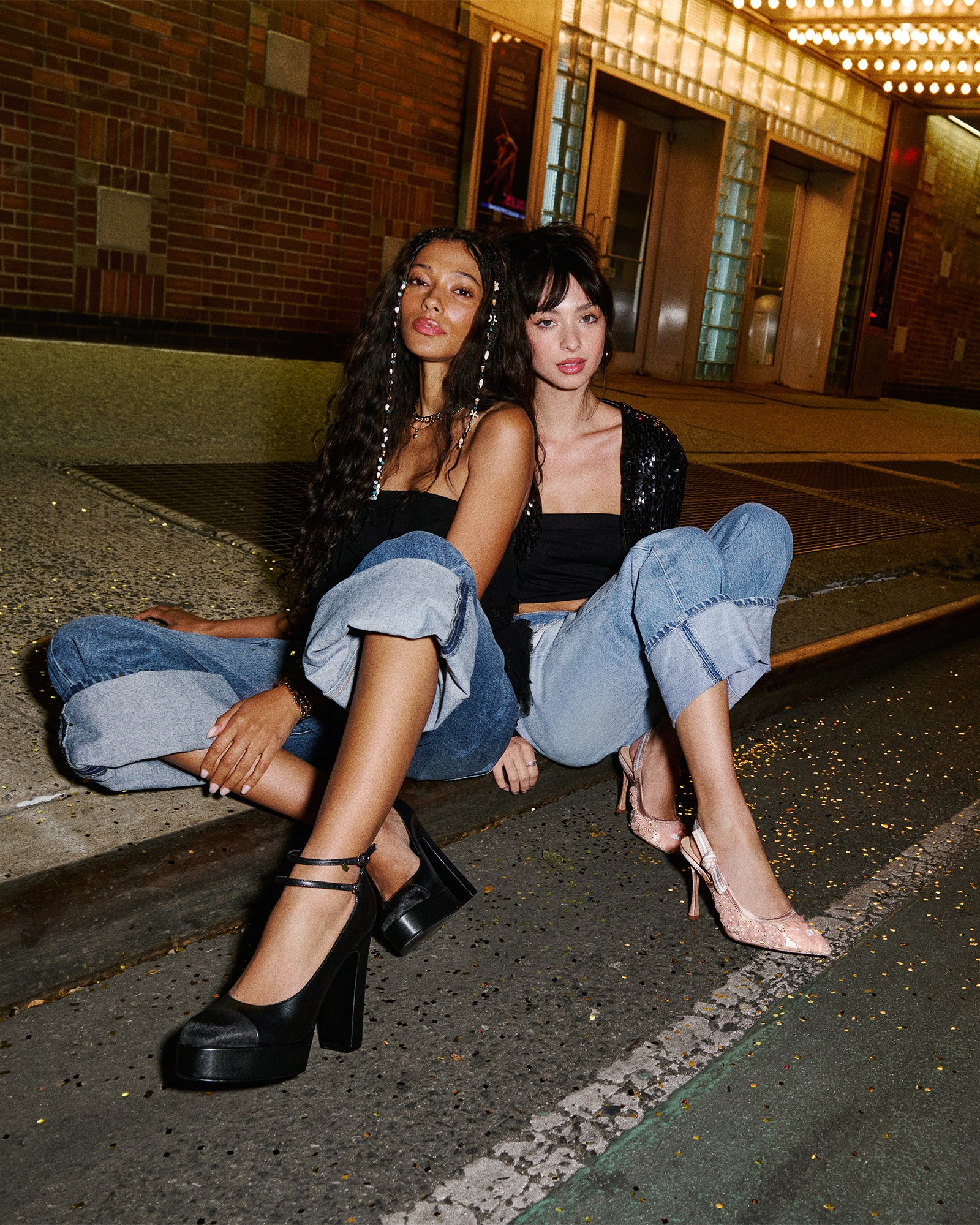 Peyton Black Leather