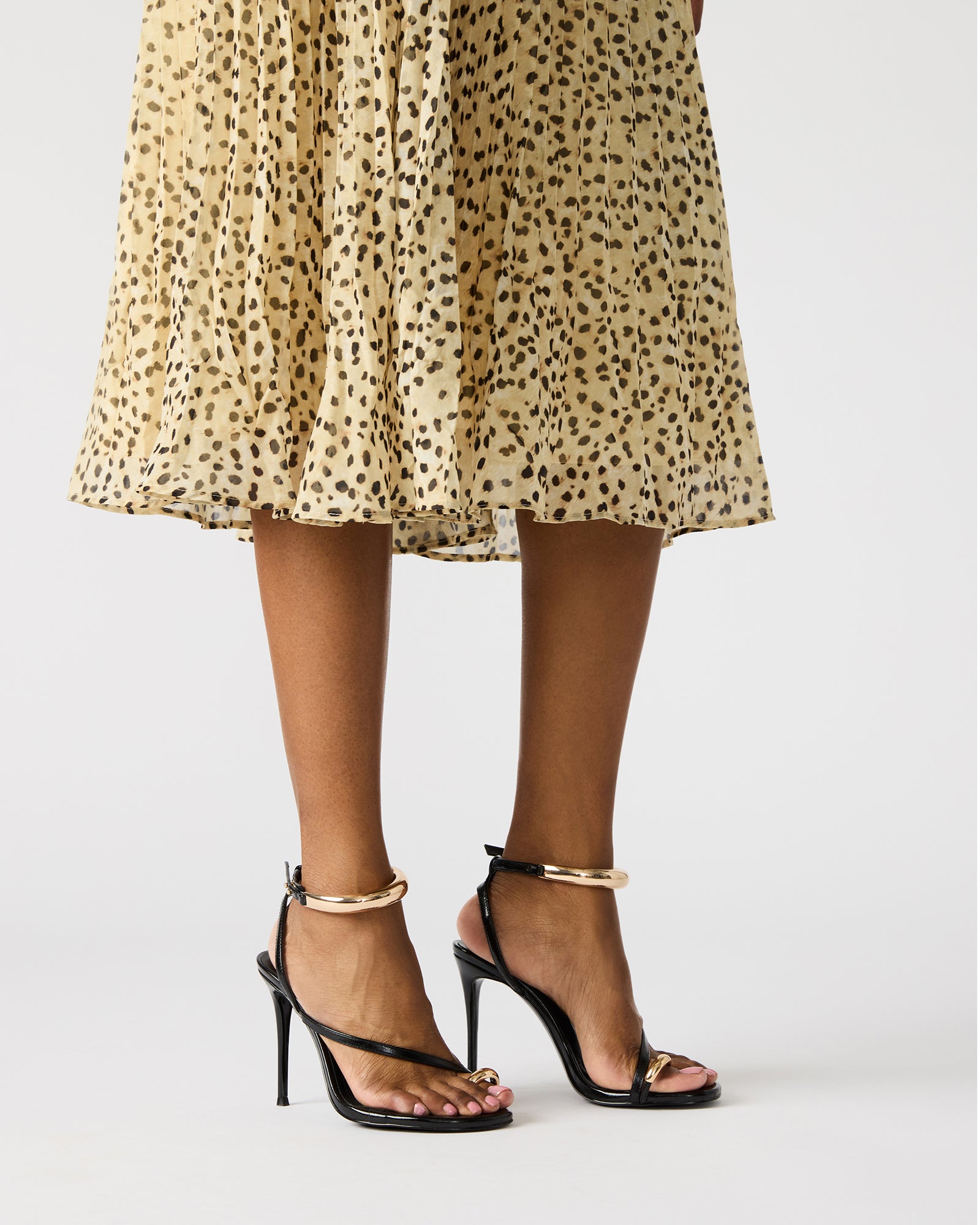 Tia Rhinestones White Satin