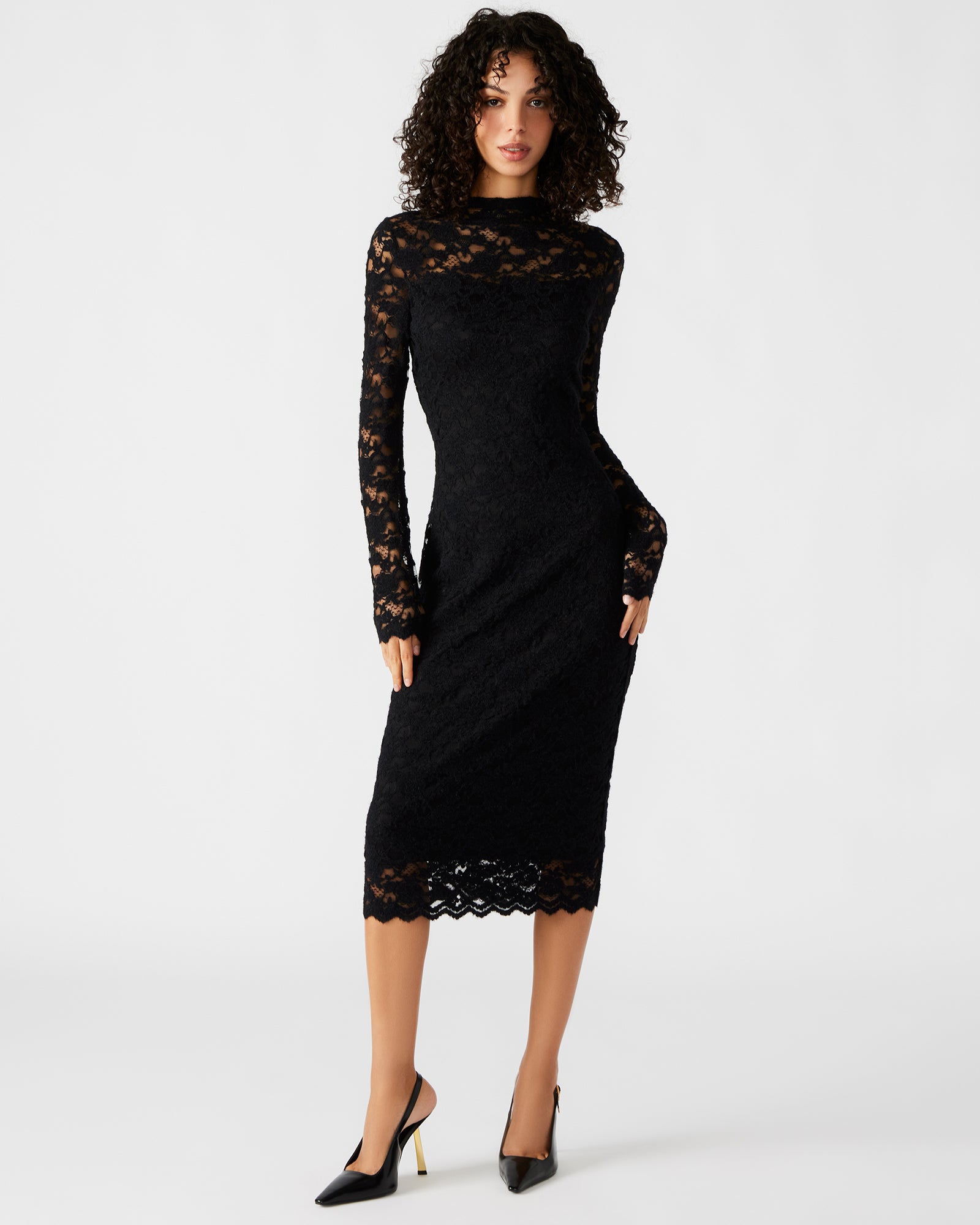 Vivienne Lace Dress Black
