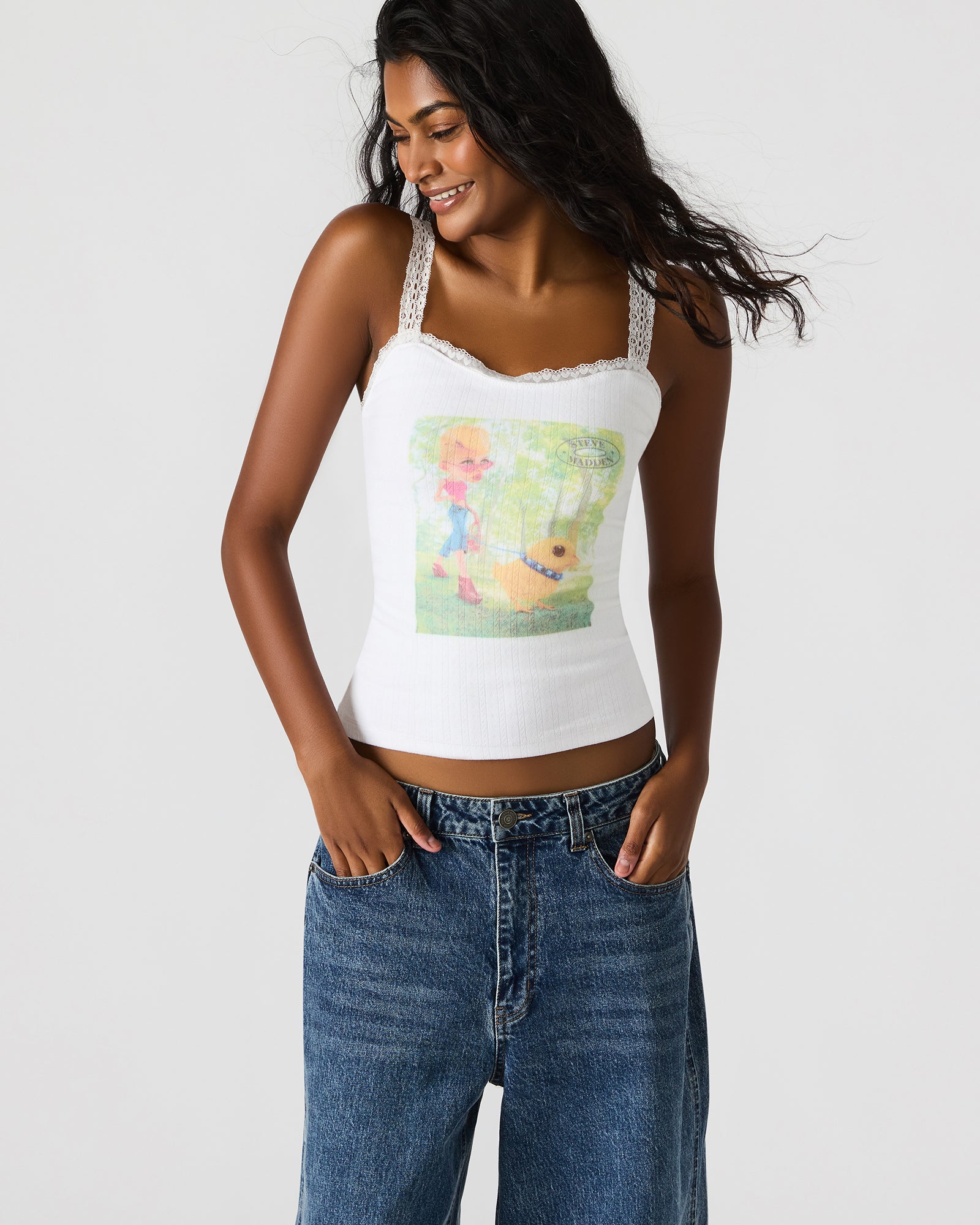 Love Goldie Tank Antique