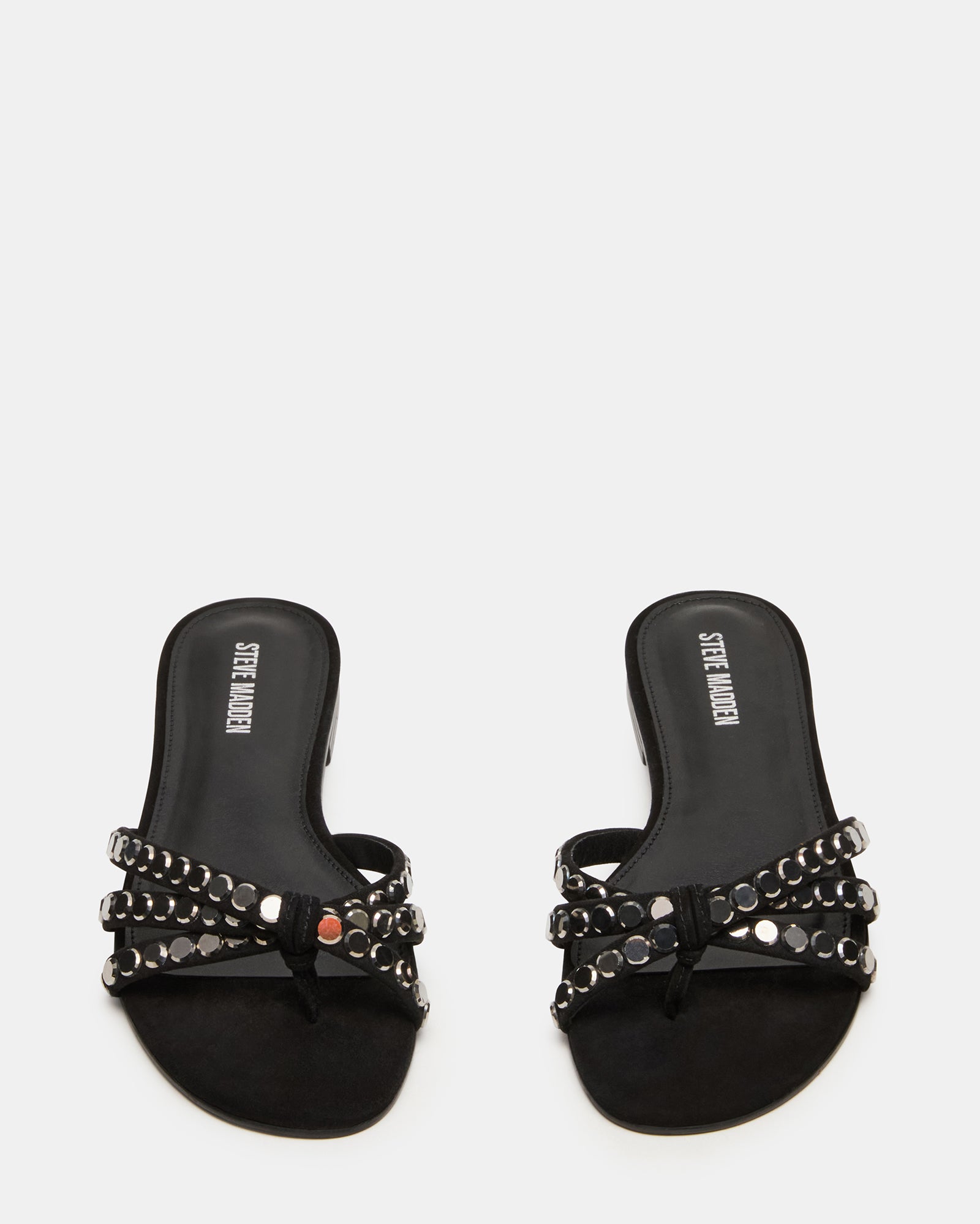 Calissi Black Suede Rhinestones