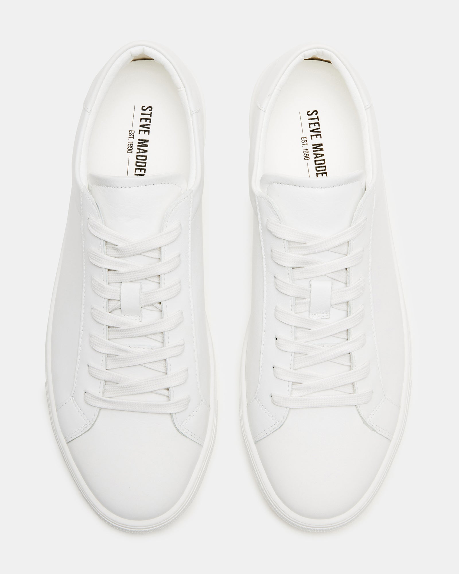Bondd White Leather