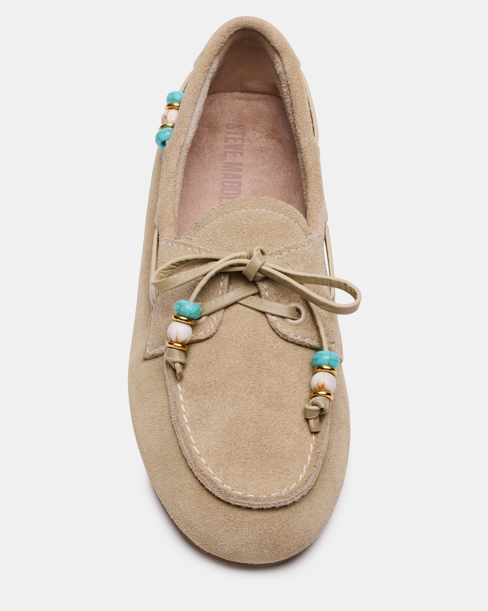Sag Beads Sand Suede