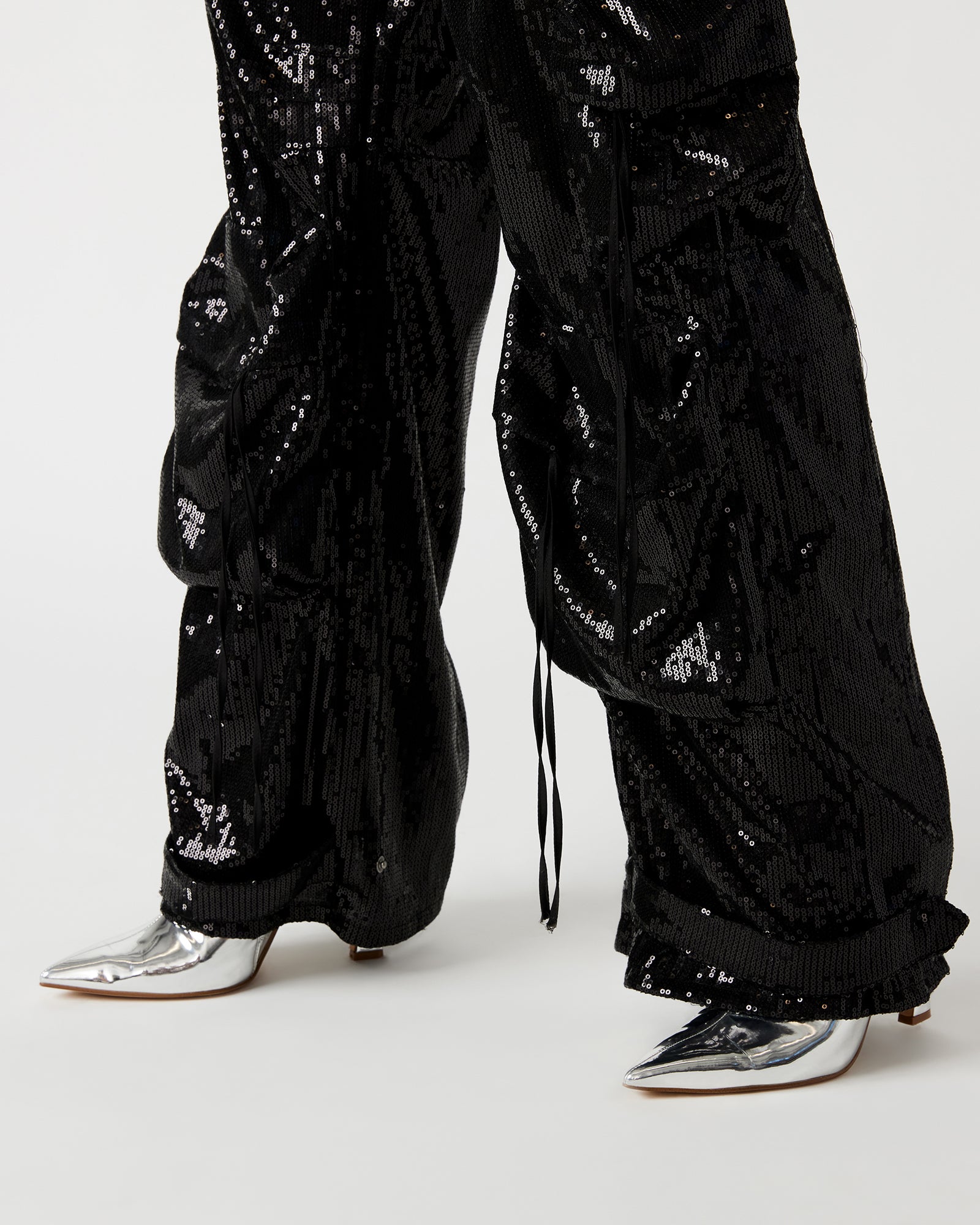Duo Sequin Pant Black