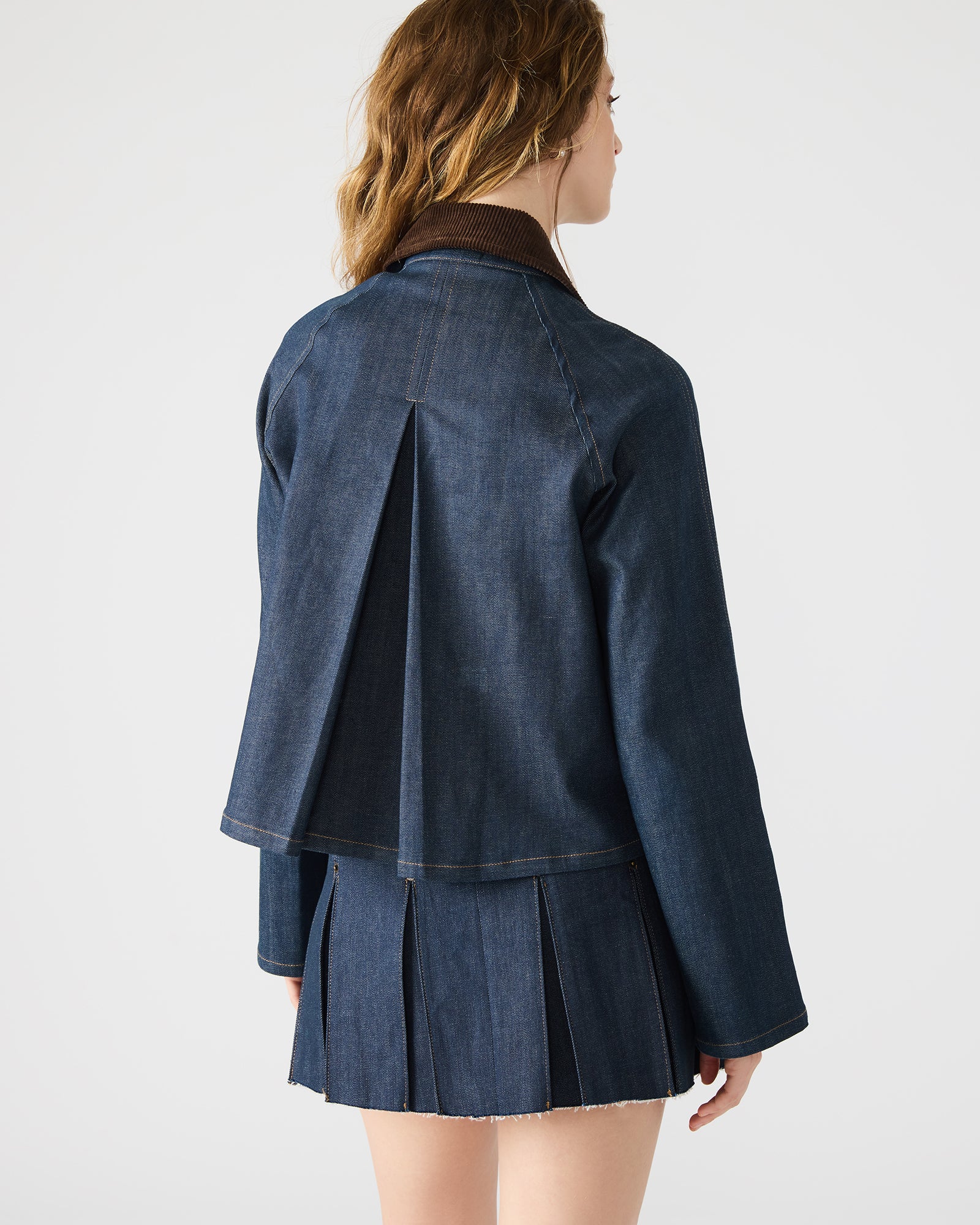 Justina Barn Jacket Deep Indigo