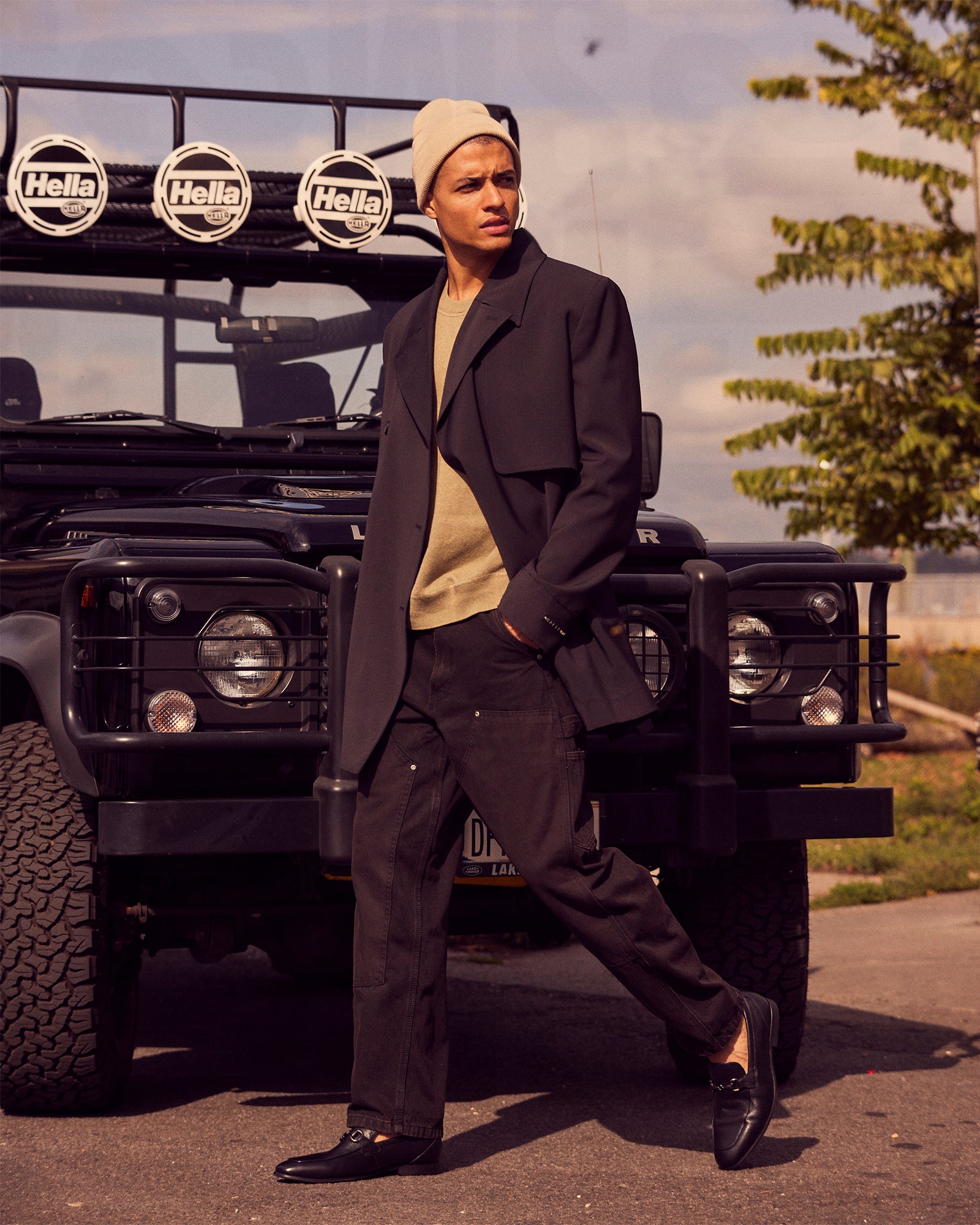 Jayshan Black Leather