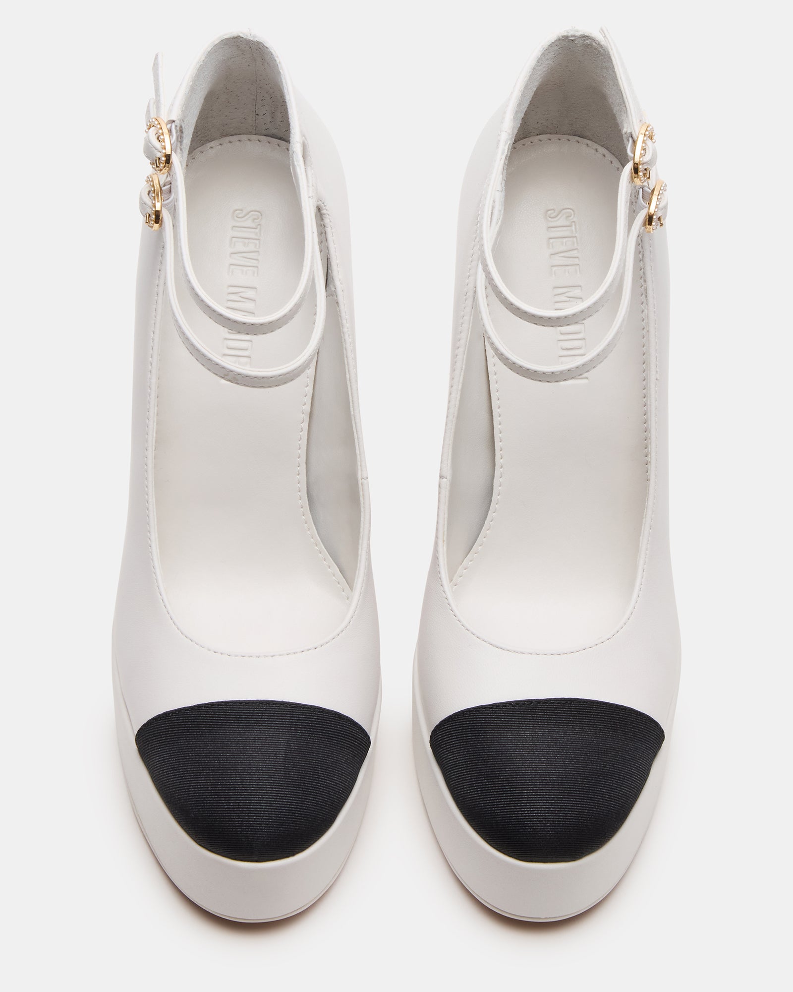 Peyton White Leather