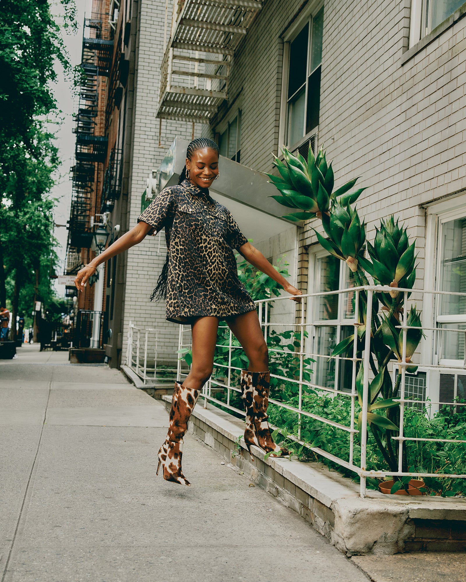 Freddy Dress Hot Spots Print