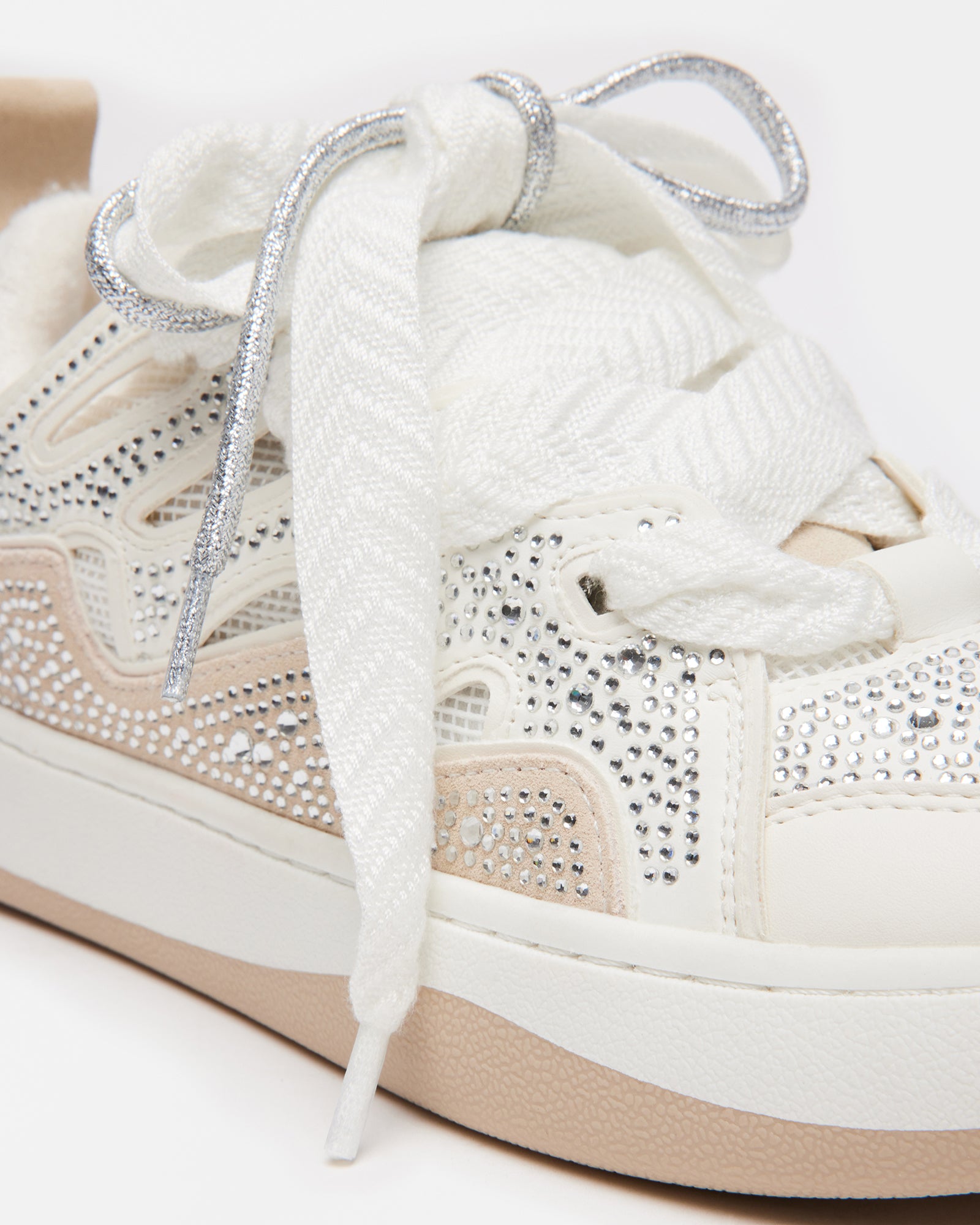 Roaring White Rhinestones