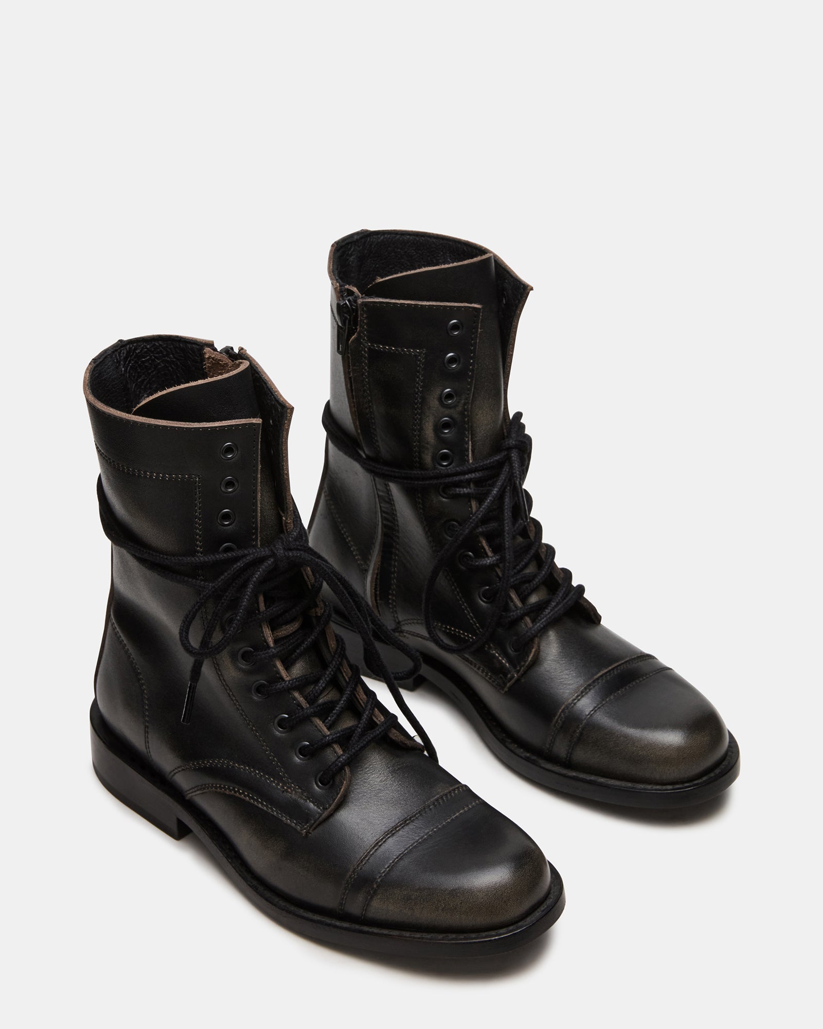 Theron Black Distressed