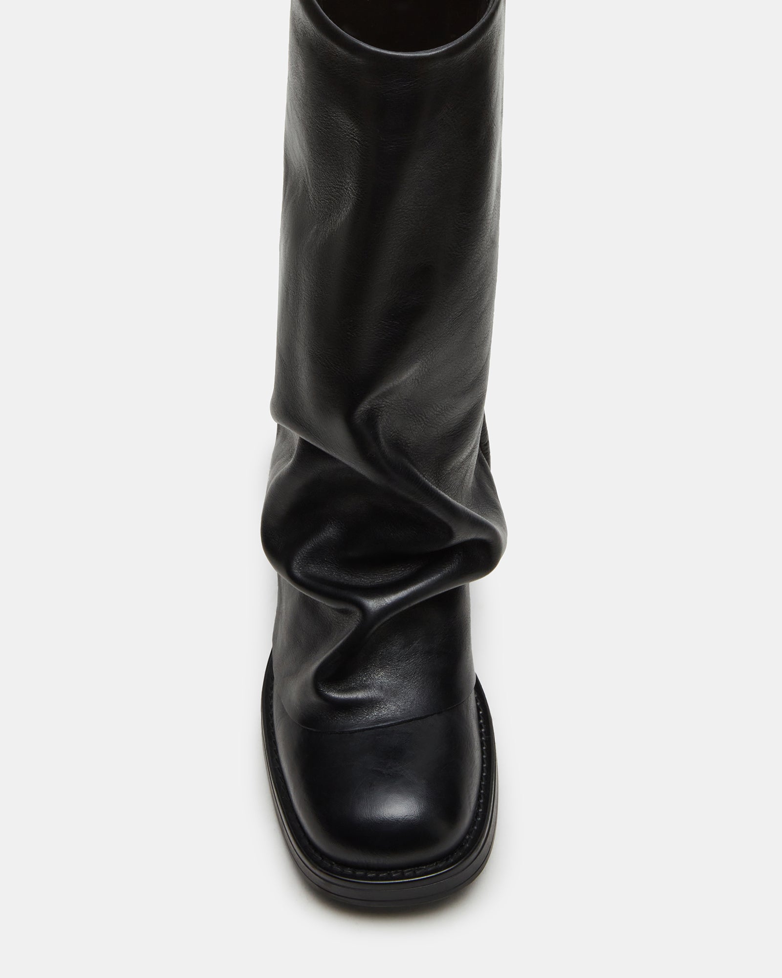 Benton Black Leather