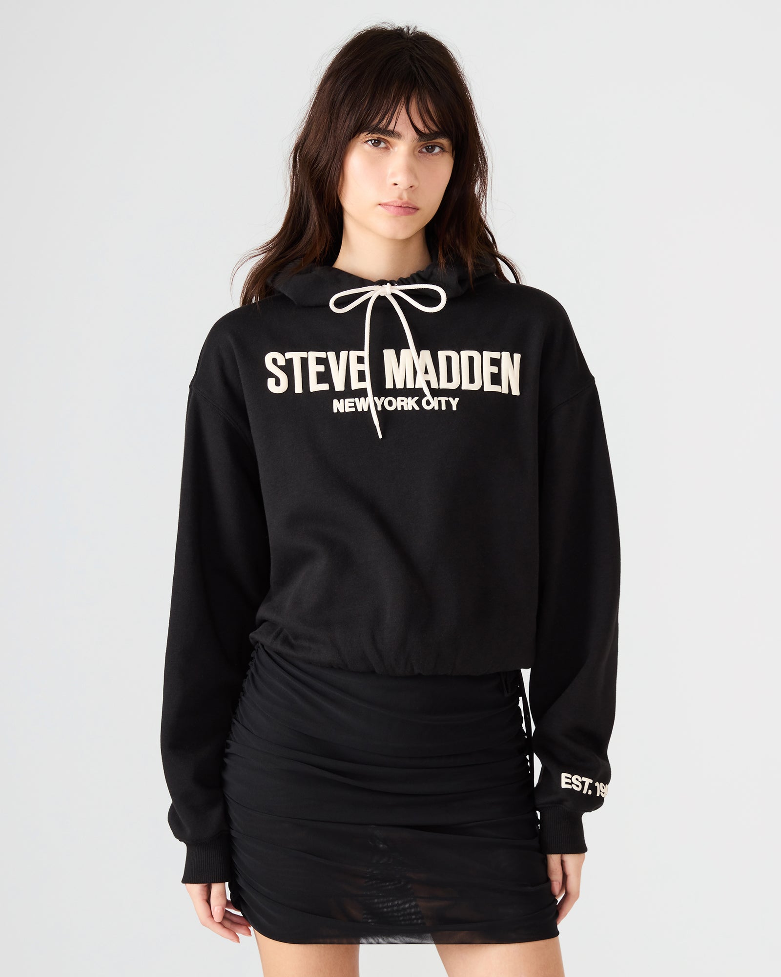 Sm Logo Hoodie Black